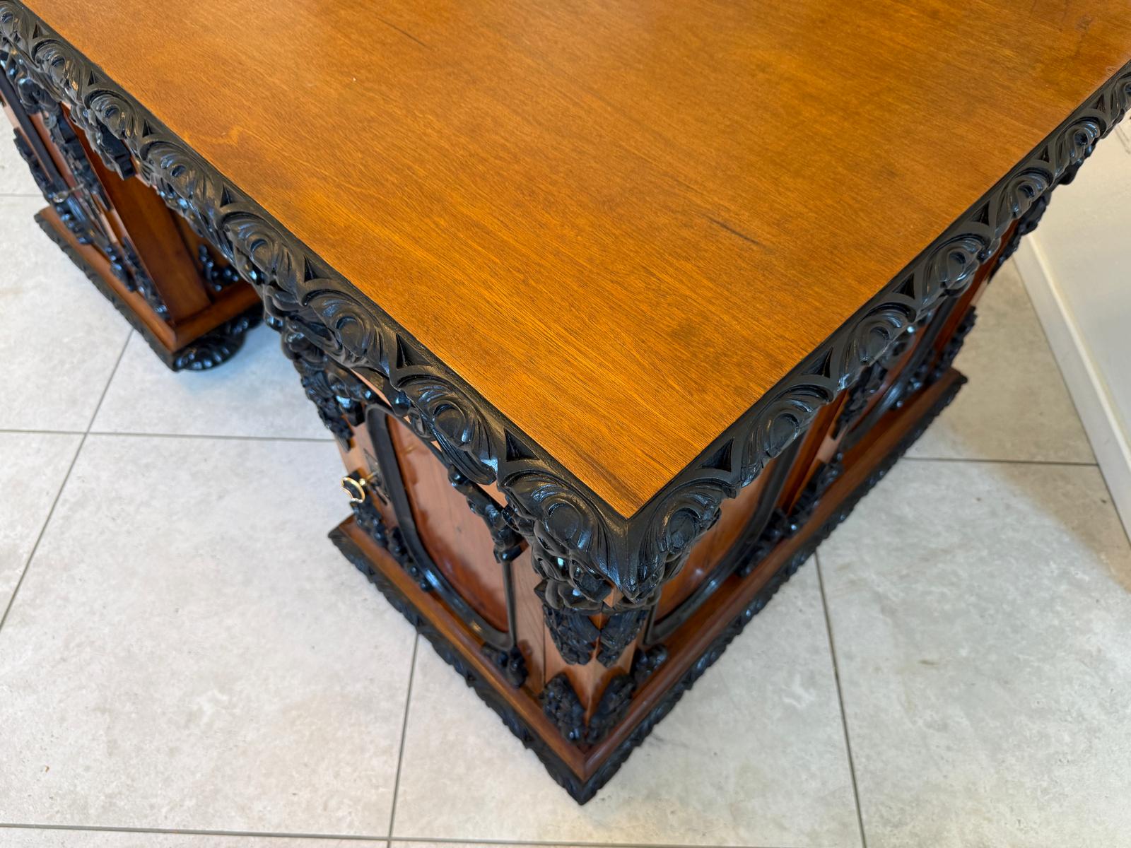 Originaler Gründerzeit Historismus Sekretär Freisteher D1233