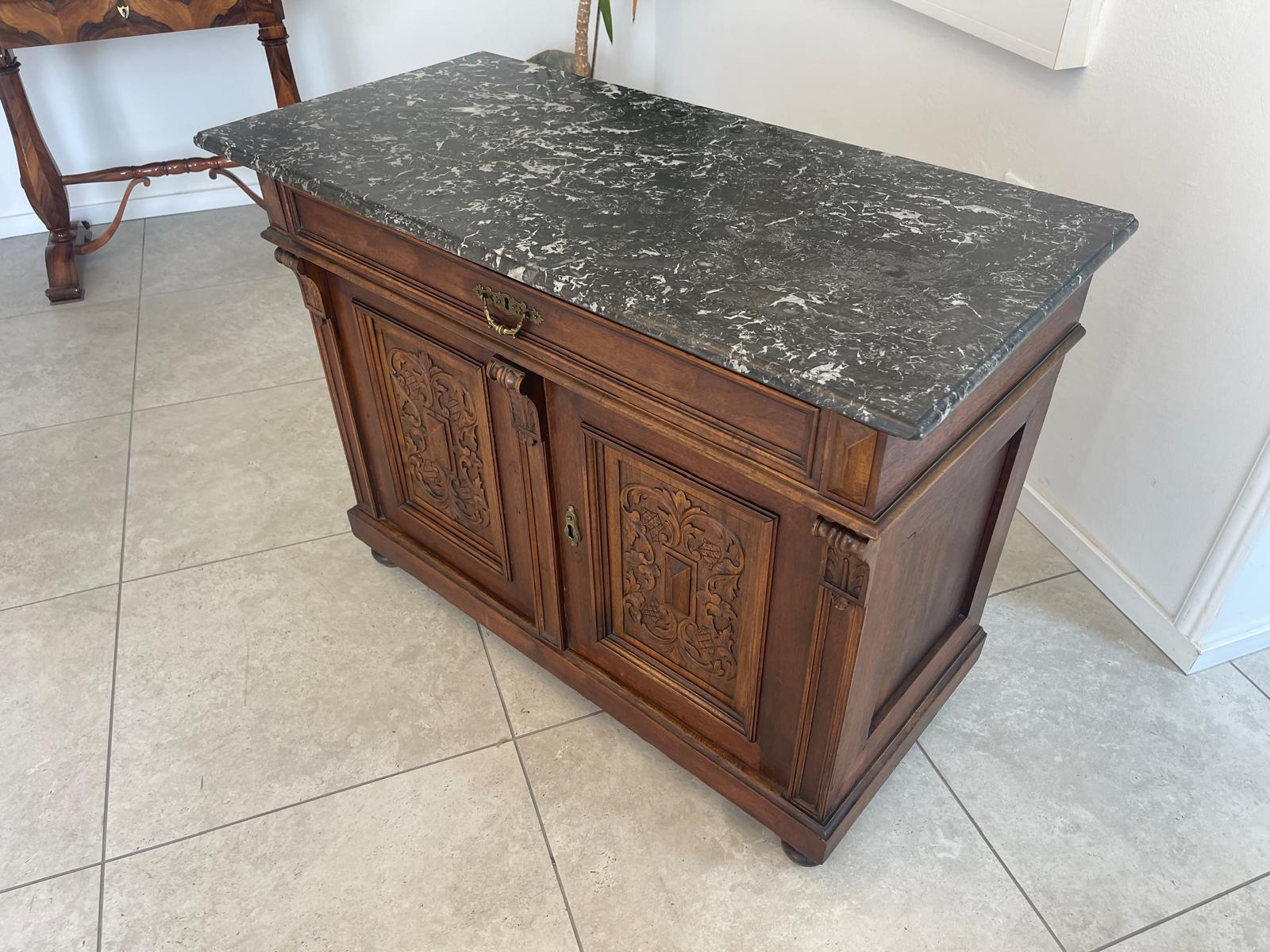 Originale Gründerzeit Anrichte Schrank Vertiko Schrank G1601