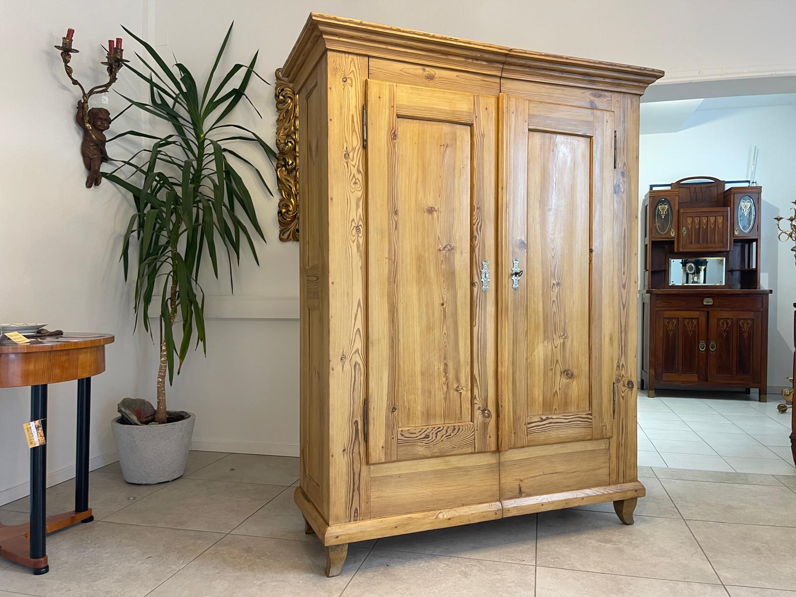 Sale Restaurierter Traum Biedermeier Bauernschrank Naturholzschrank G1249