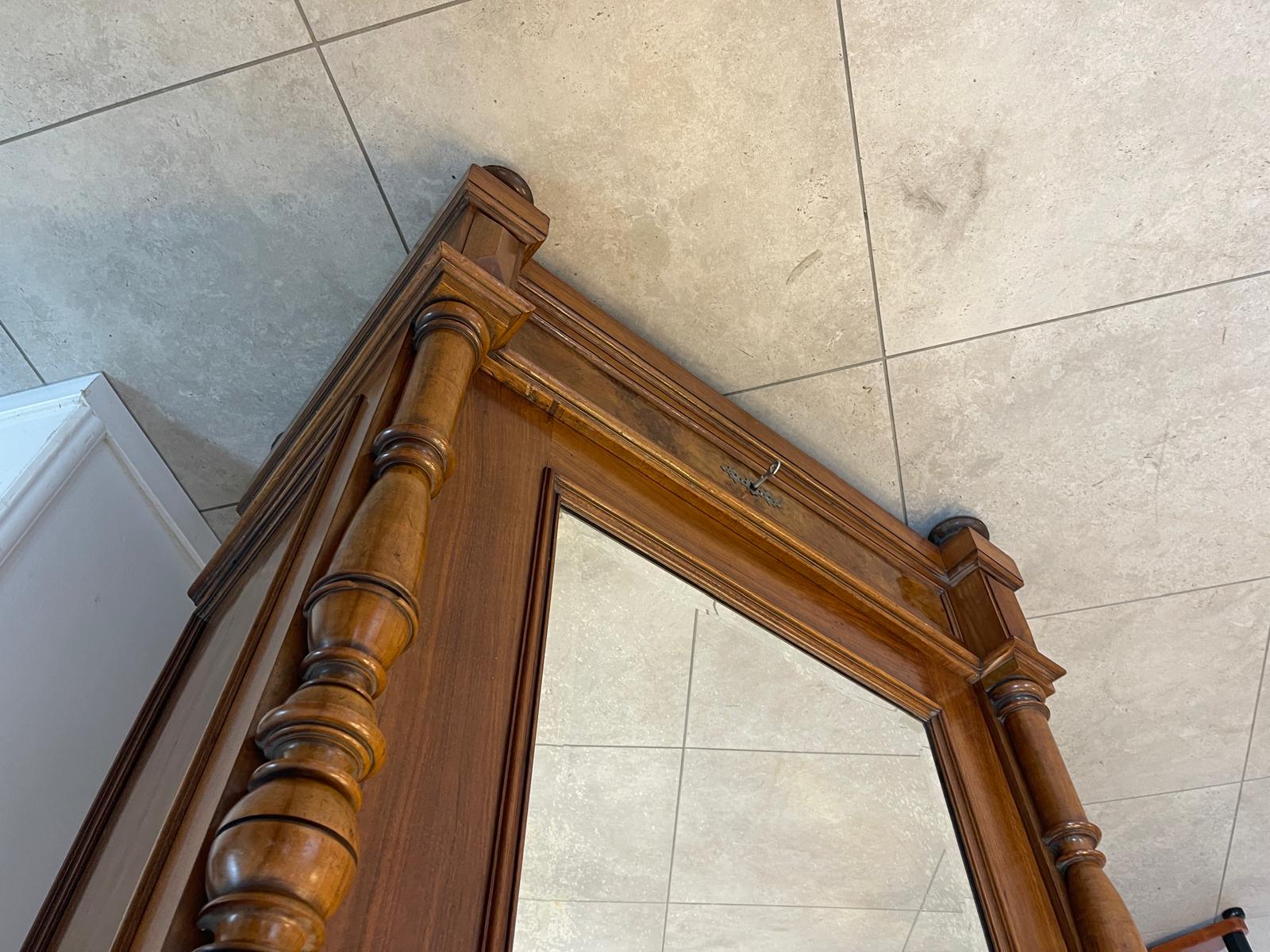 Traum Gründerzeit Kleiderschrank  Spiegelschrank Garderobenschrank Antiquität G1341