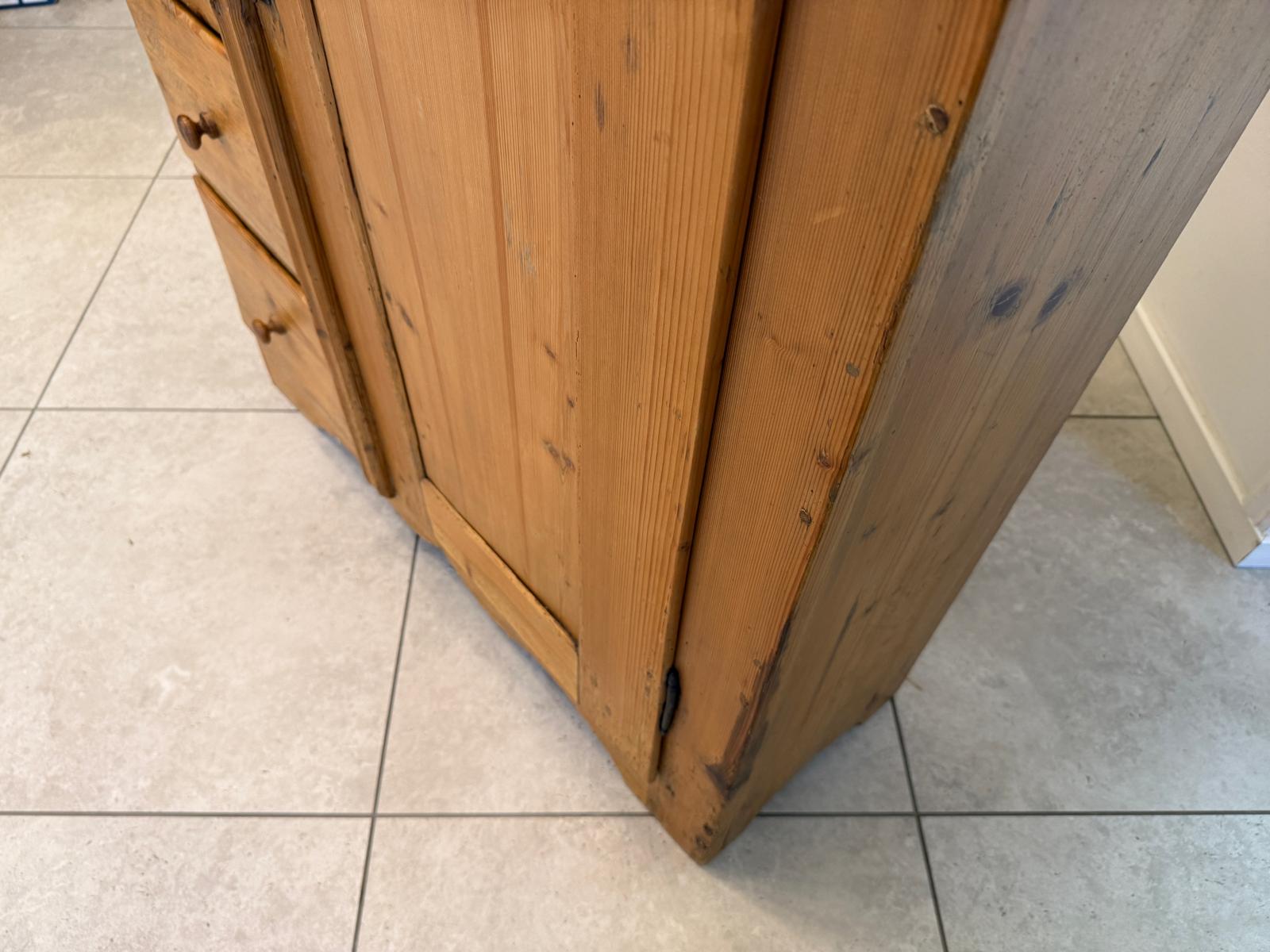 Uriger Biedermeier Brotschrank Almerschrank Speiskasten Bauernkasten G2328