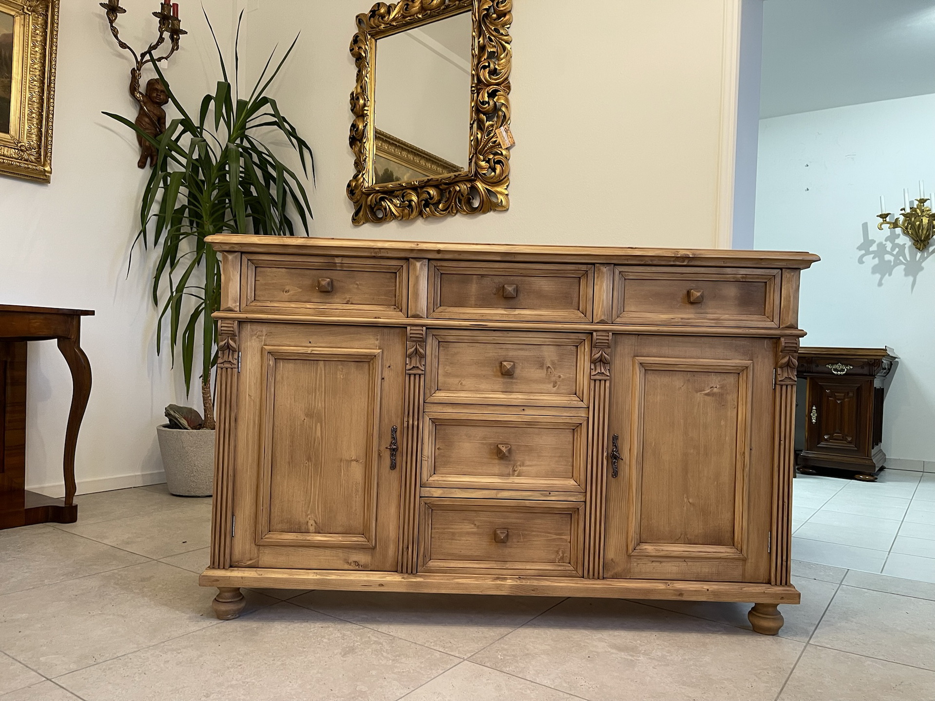 Bauernkommode Antik Apothekenschrank 6 Ladenkommode Bauernschrank G1632