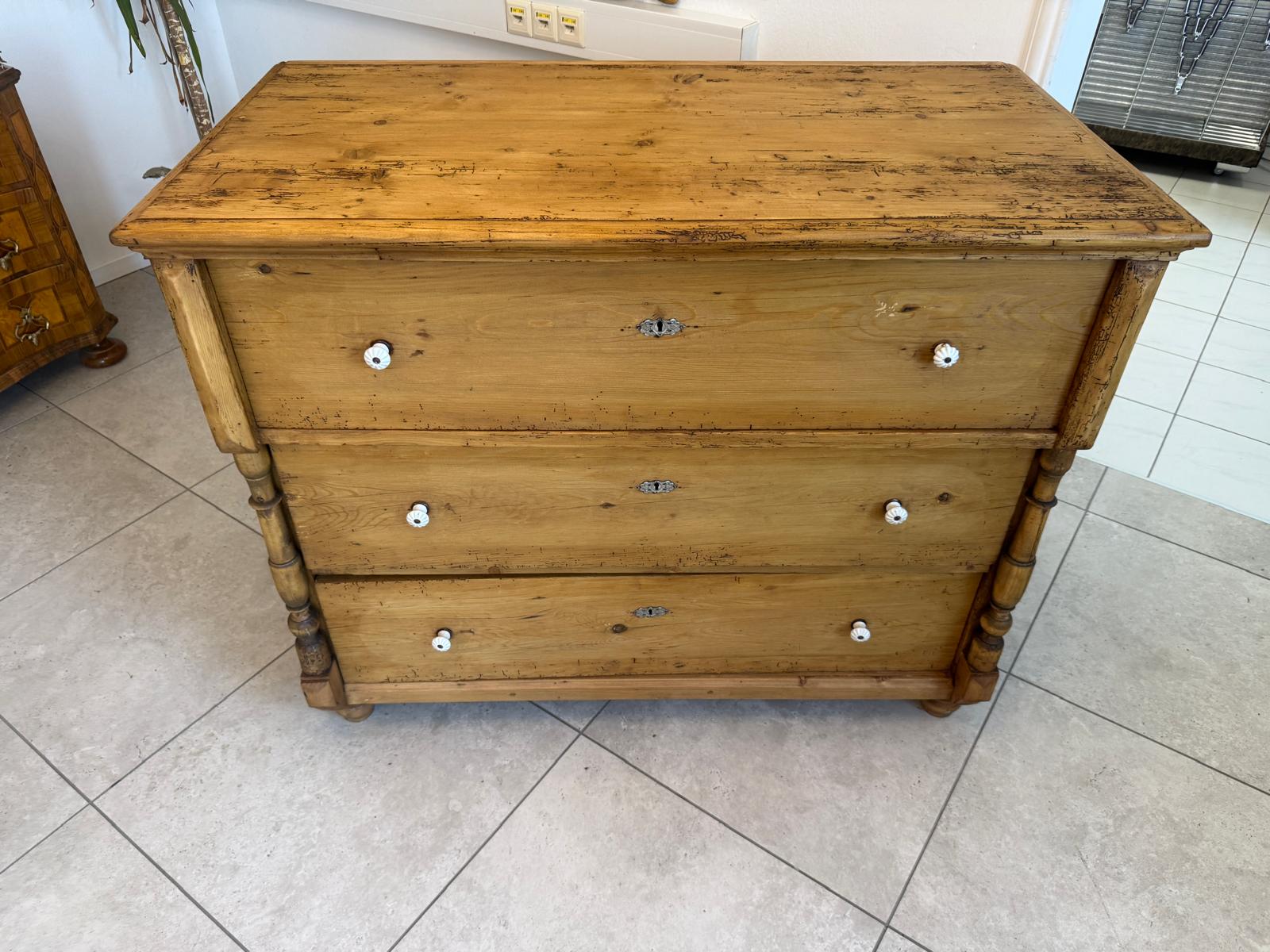 SALE Gründerzeit Kommode Ladenkommode Weichholz D2722