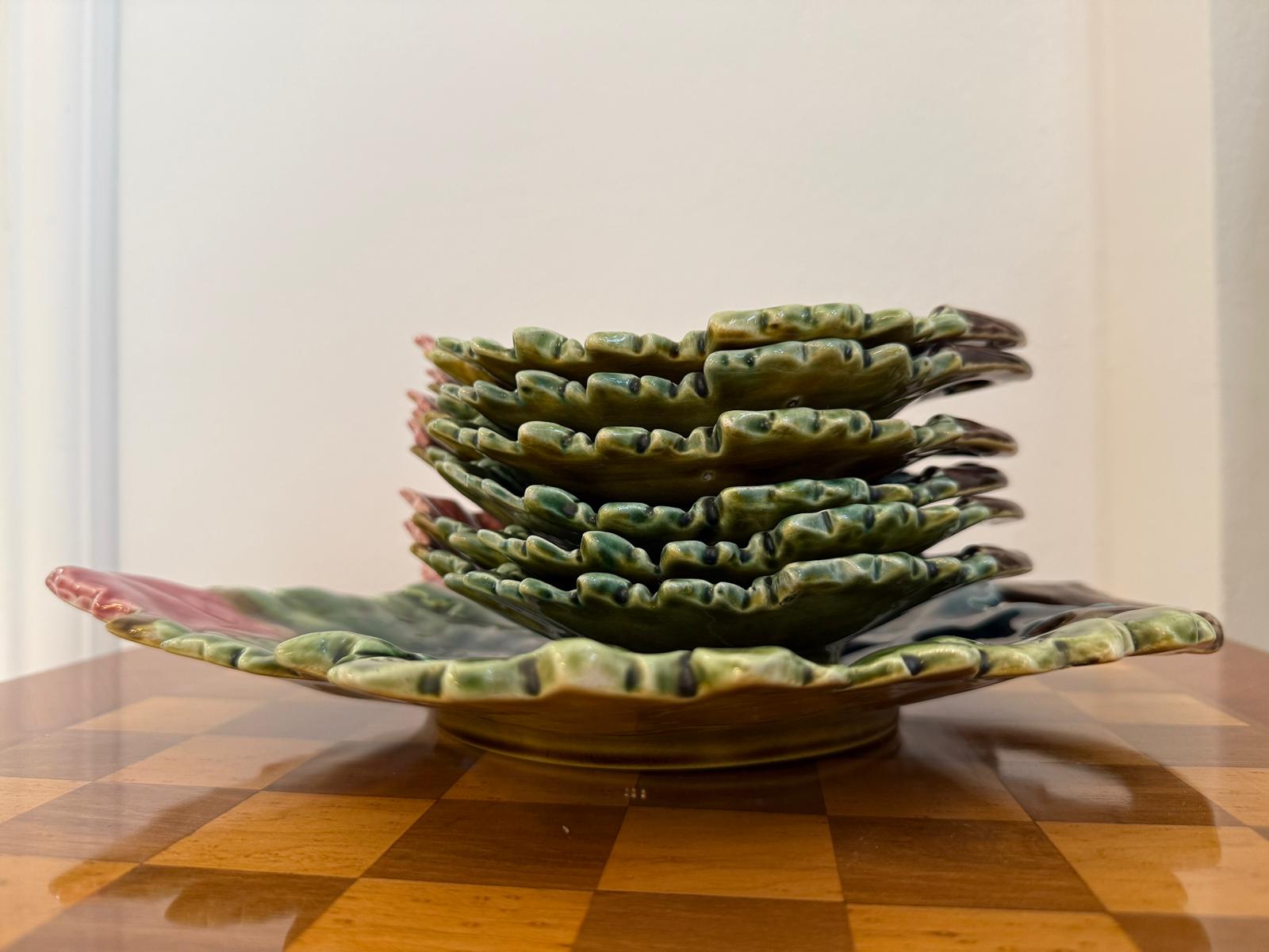 Originales Majolika-Service aus der Zeit um 1900  - G2156