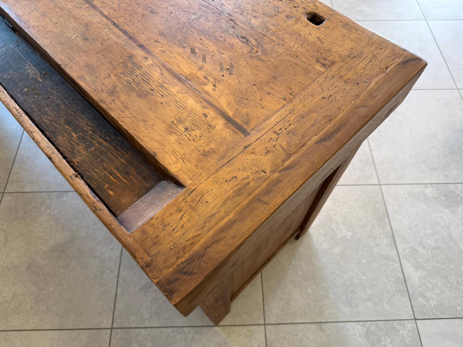 Urige Hobelbank Werkbank Pult Tresen Ladenschrank G2184