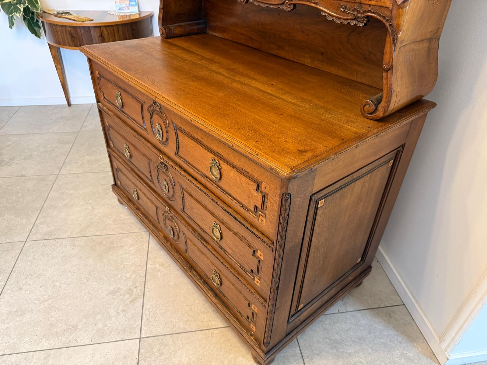 Originaler Josefinischer Aufsatzsekretär Aufsatzkommode Antiquität G2371