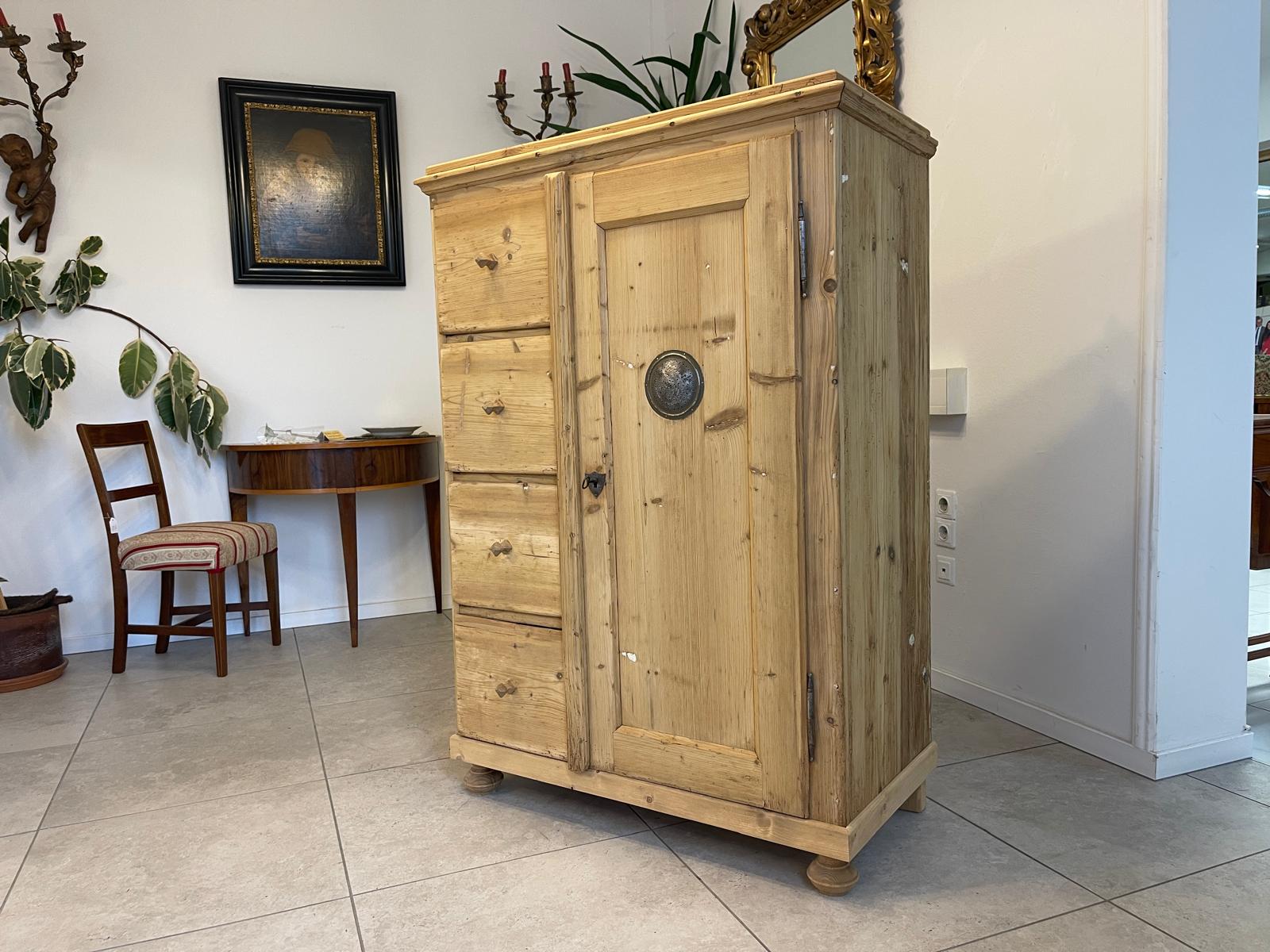 Originaler Biedermeier Brotschrank Almerschrank Speiskasten Antiquität G1062