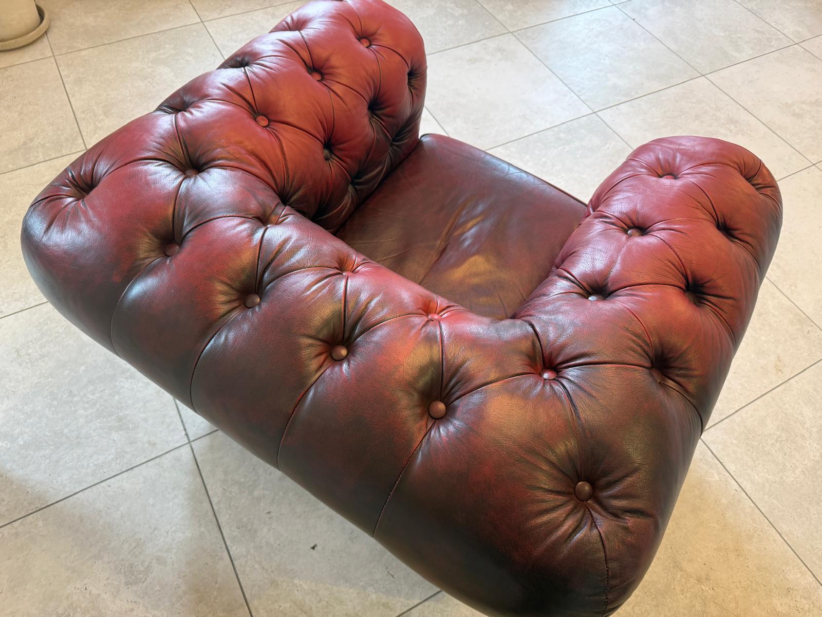 Chesterfield Fauteuill Ledersofa Clubfauteuil Clubmöbel Cultmöbel D1140