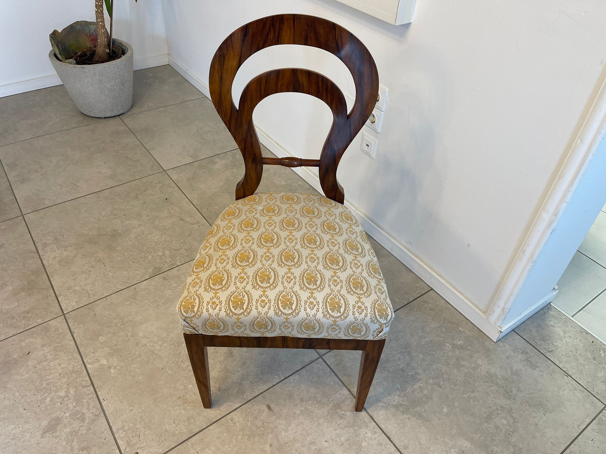 Restaurierter Biedermeier Sessel Schaufelstuhl Traumstück = 1 Stk. G1067