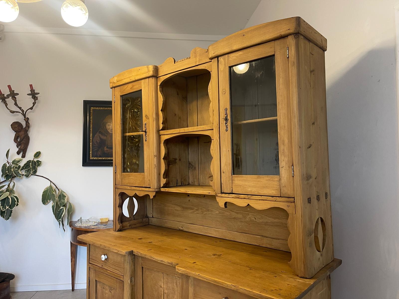 Jugendstil Küchenbuffet Küchenschrank Küchenkredenz A5159