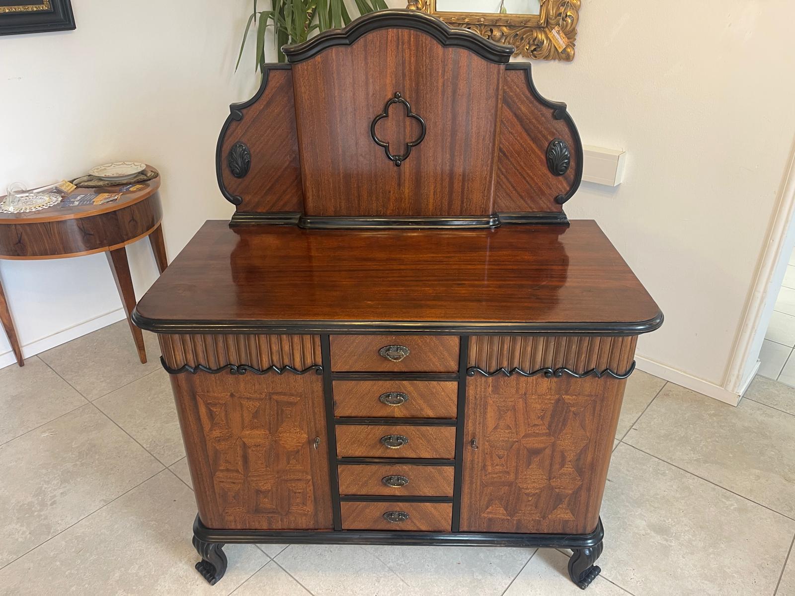 Historismus Sideboard Theke Kommode G1141
