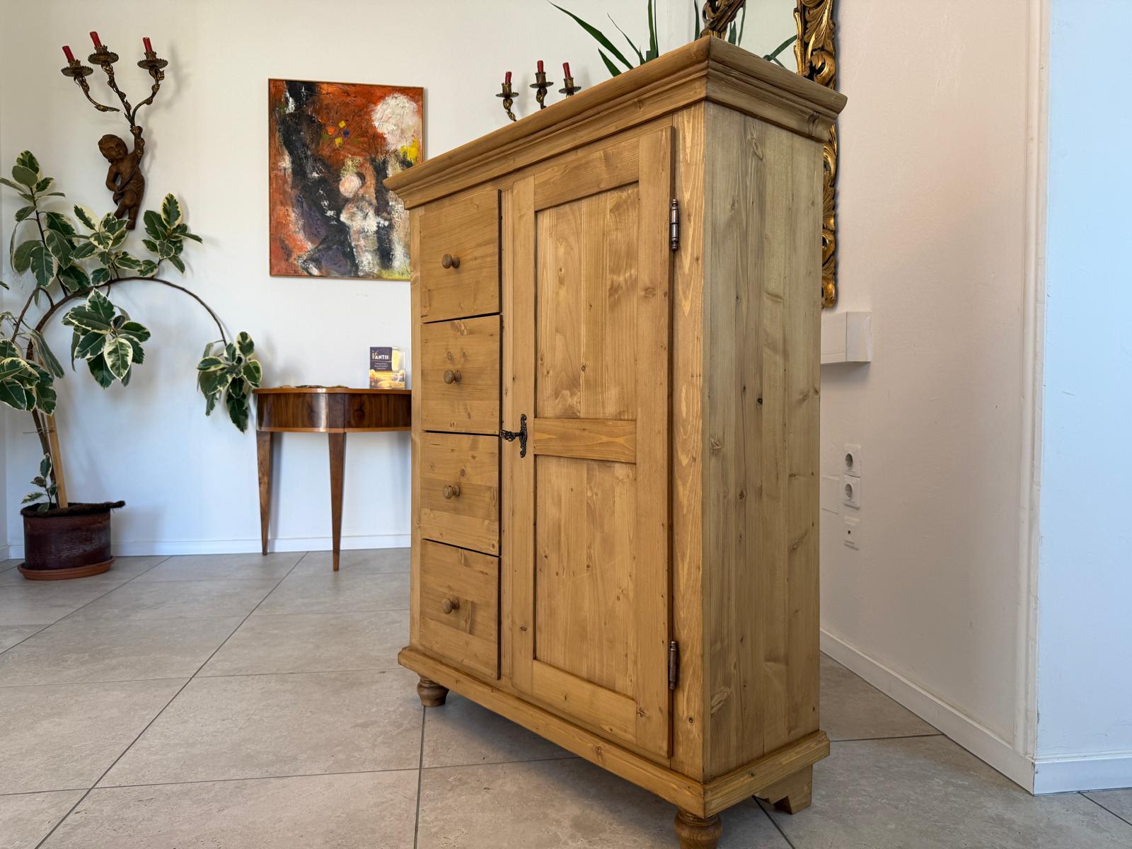 Brotschrank Almerschrank Speiskasten Bauernkasten Naturholzschrank  G2177