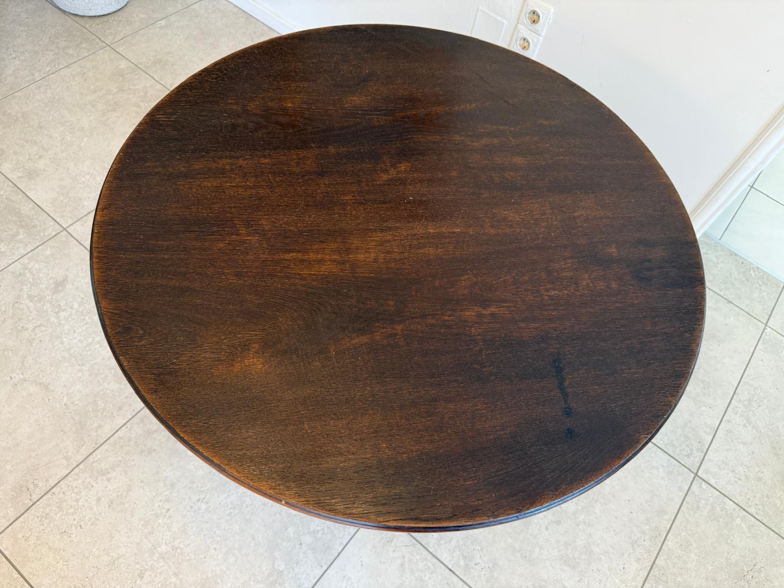 Originaler Speisezimmertisch Jugendstil Tisch Eichenholz G1975