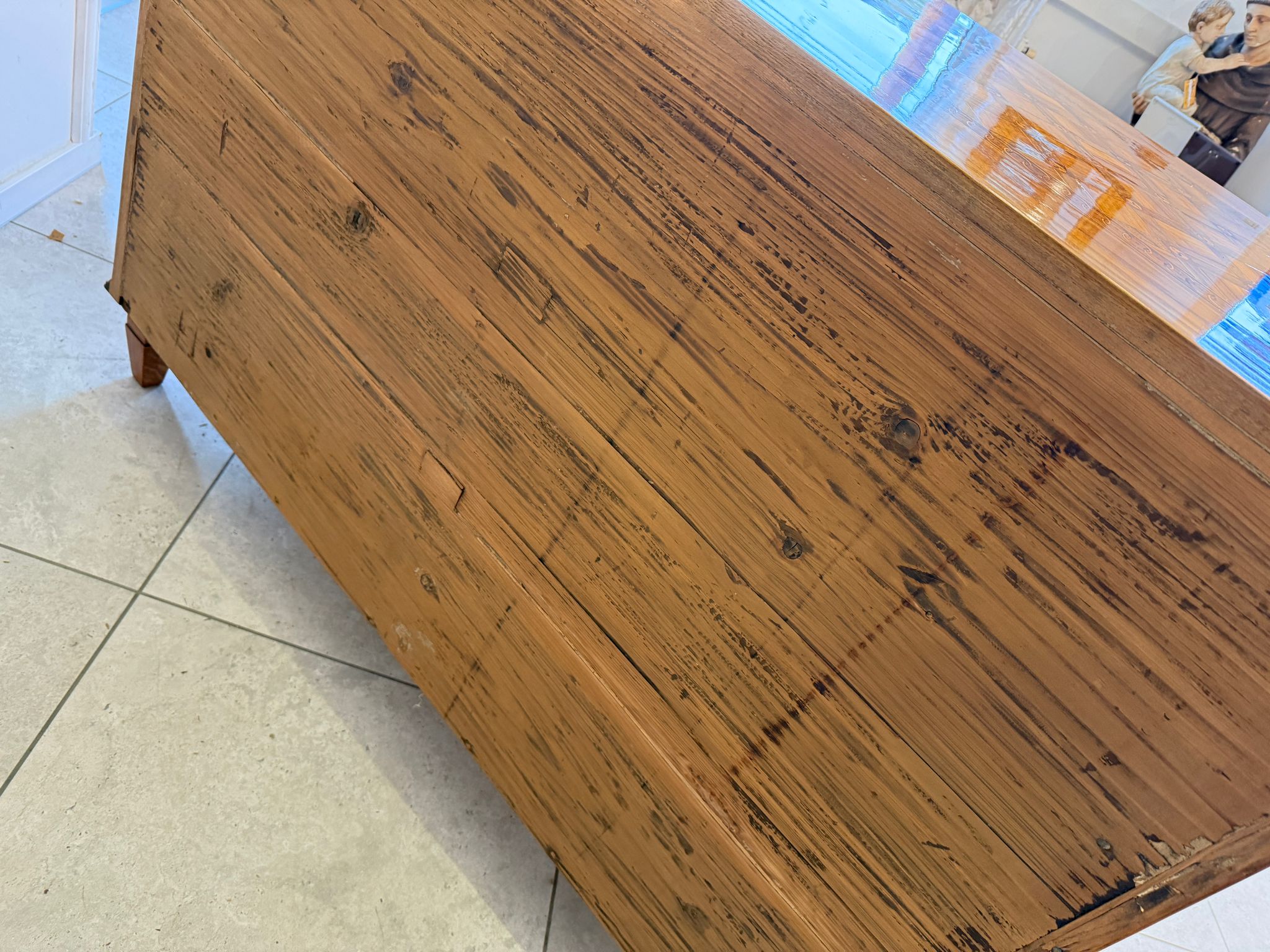 Restaurierte Marketierte Barock Ladenkommode Original Nussfurniert Antiquität D1045