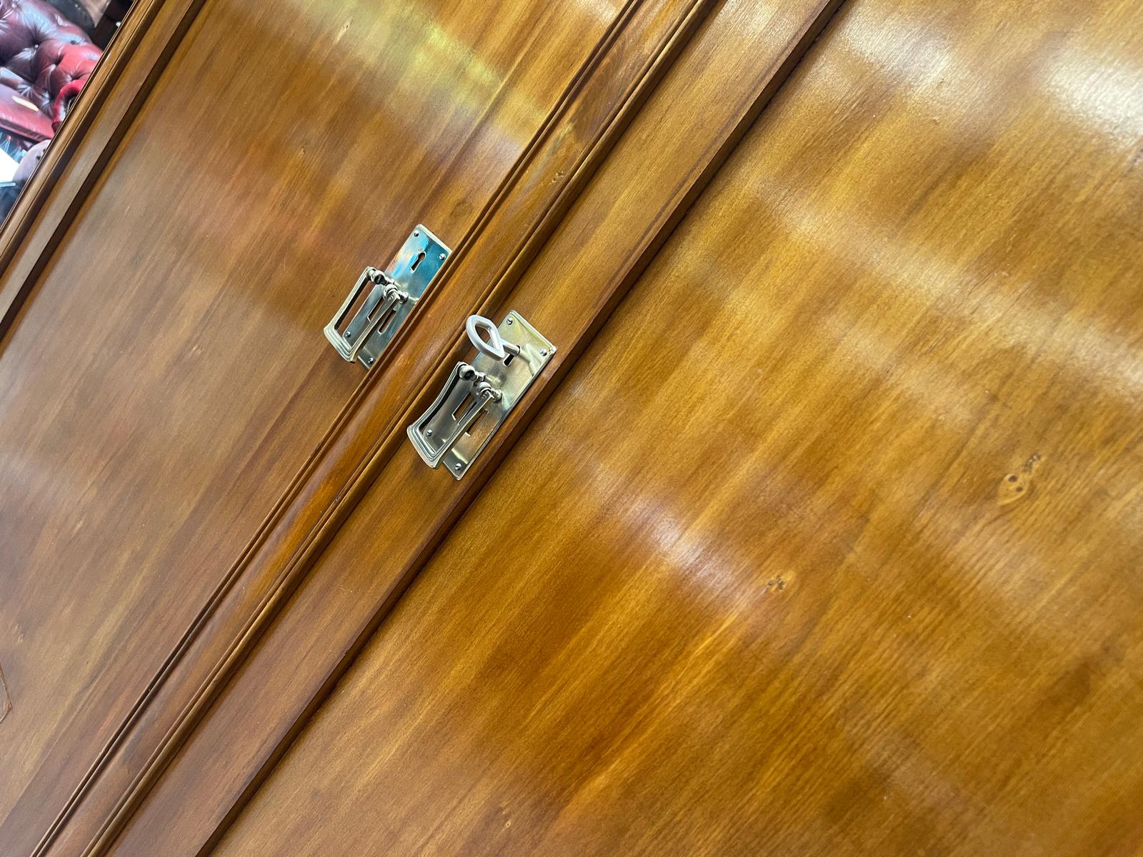 Traum Restaurierte Jugendstil Kleiderschrank Kasten Bücherschrank Antiquität  G1599
