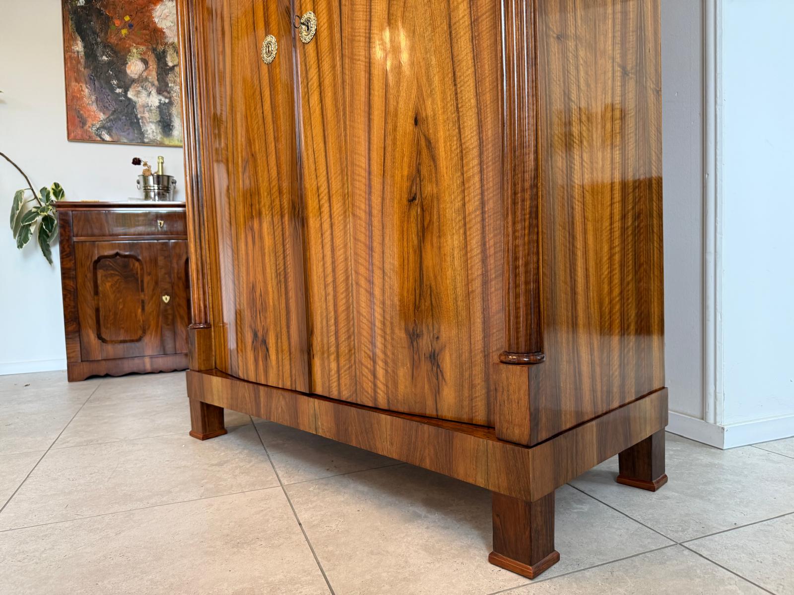 Restaurierter Biedermeier Schrank Kleiderkasten Hallenschrank Antiquität G1837