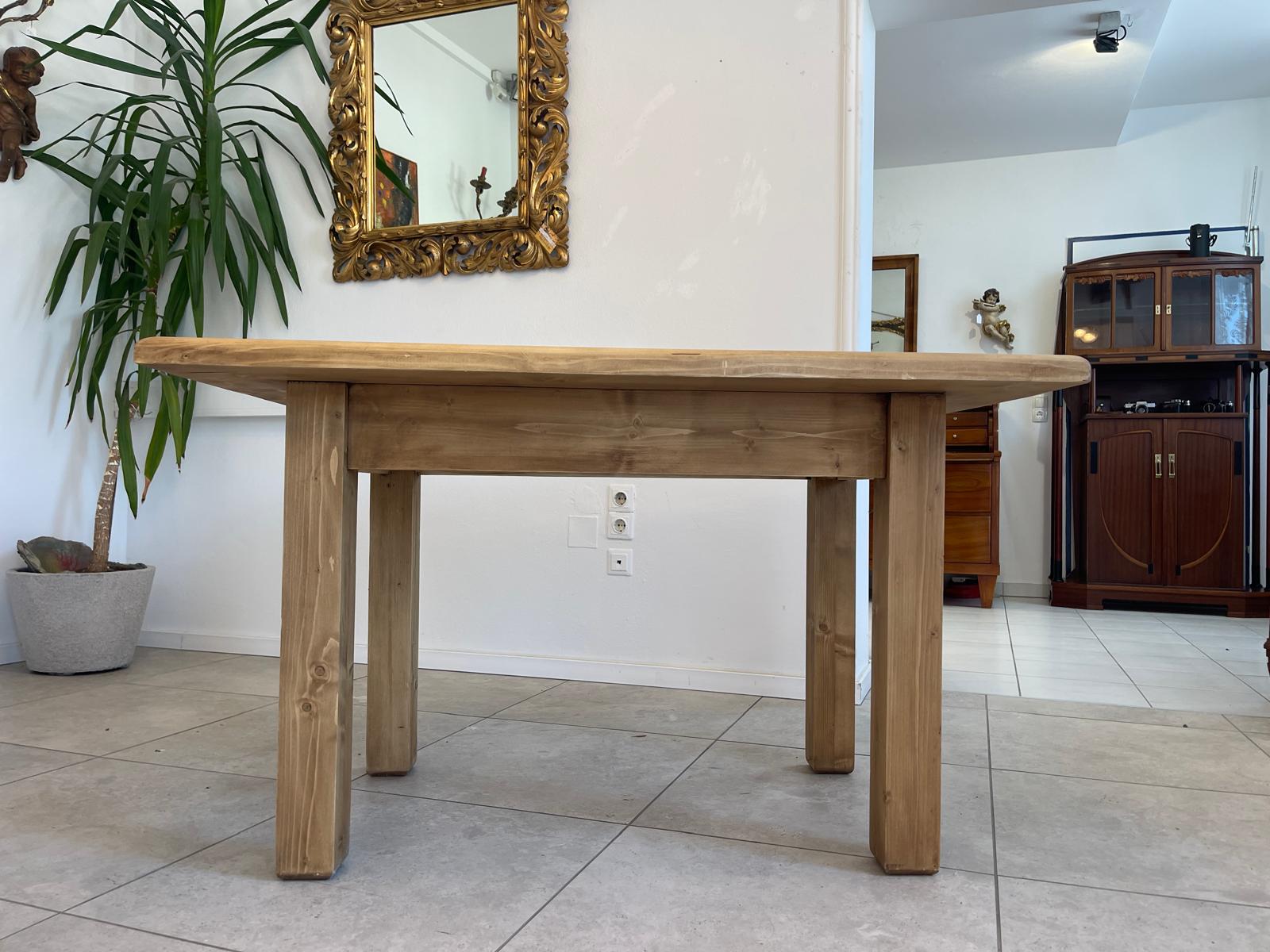 Bauerntisch Bäuerlicher Tisch Holz Uriger Esstisch Massivholztisch G1717