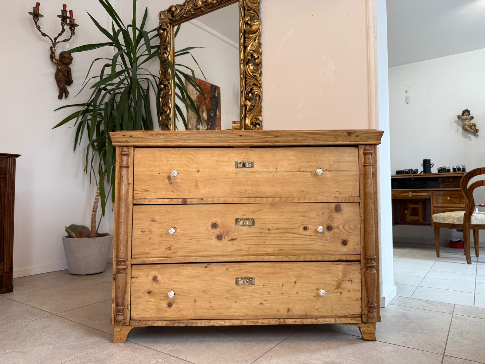 Antik originale Biedermeier Kommode Ladenkommode B2125