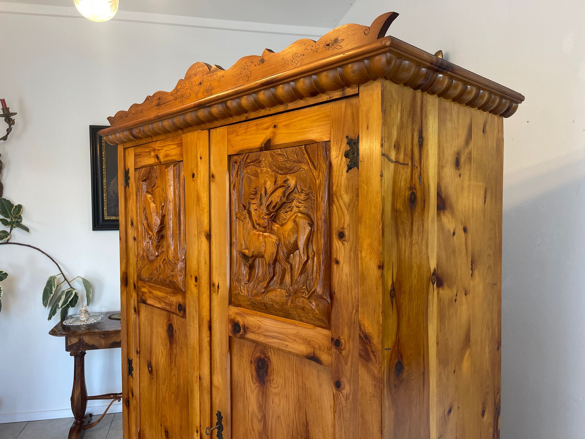 Zirbenholz Schrank Kasten Bauerschrank Kleiderkasten Bauernmöbel G1535