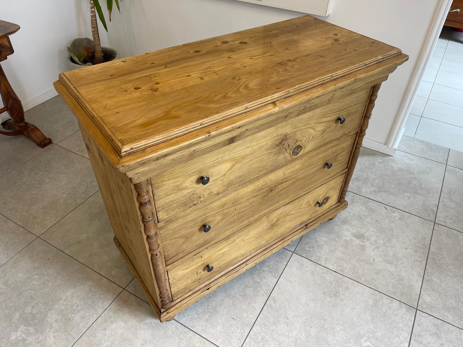 3 Ladenkommode Kommode Ladenschrank Gründerzeit Bauernmöbel Antik G1687