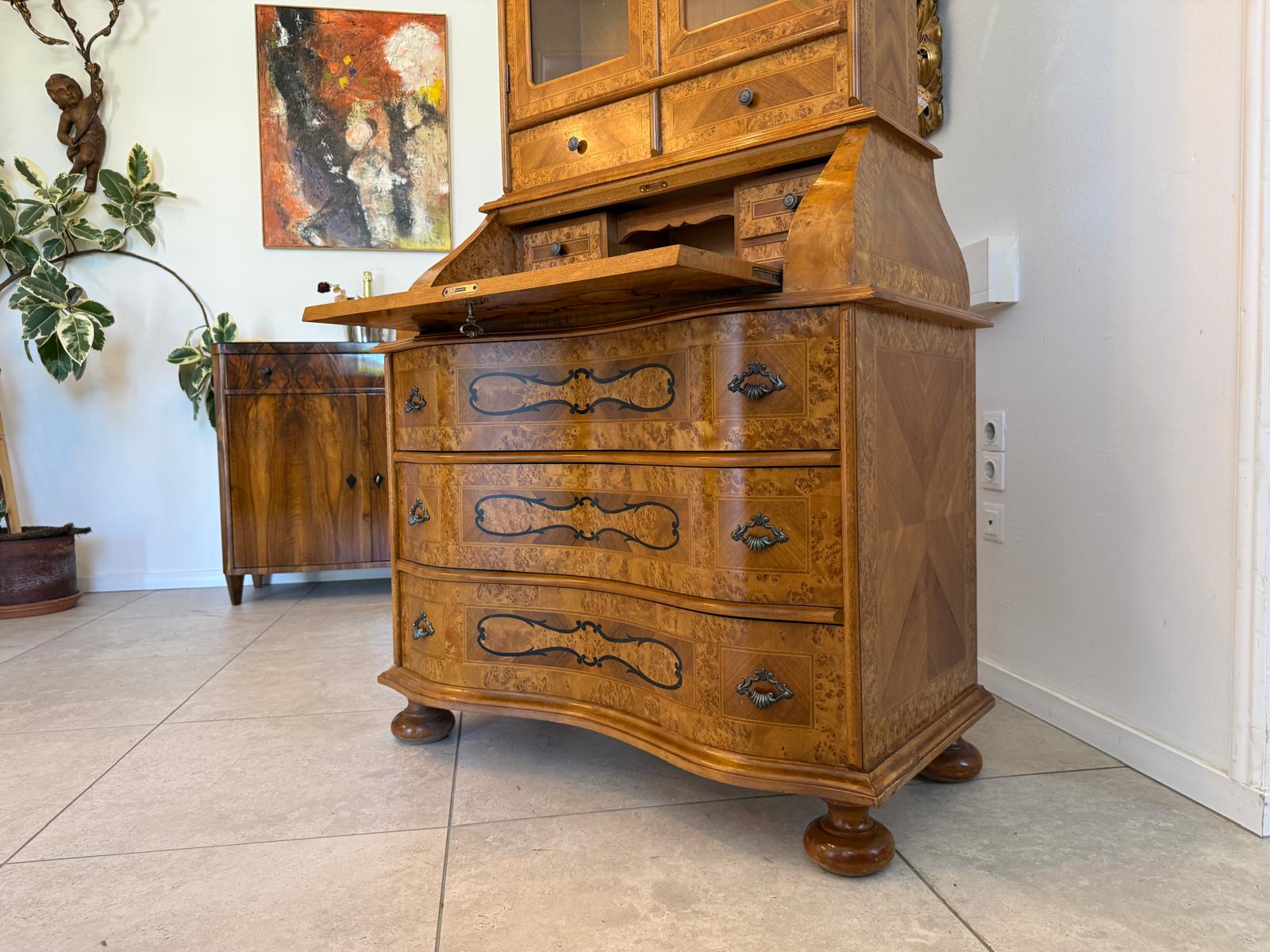 Tabernakel Barockstil Aufsatzsekretär Ladenschrank G1995