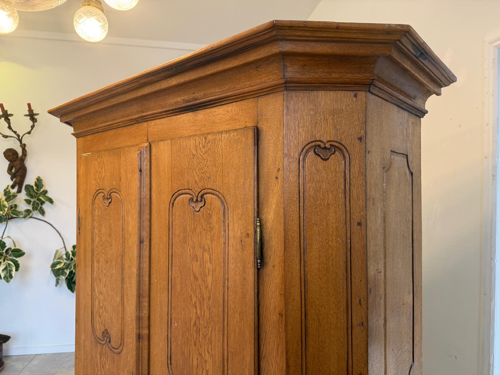 Originaler Eichenschrank Rauchschrank um 1780 Antiquität D1068