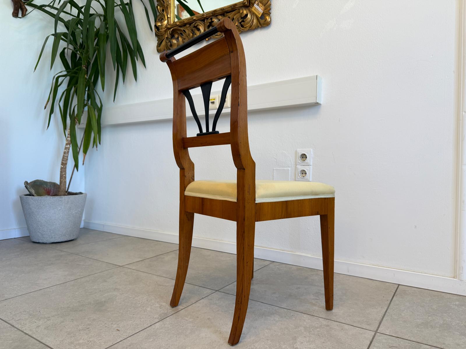 Originaler Biedermeier Sessel Antik Nussholz Antiquität G1897