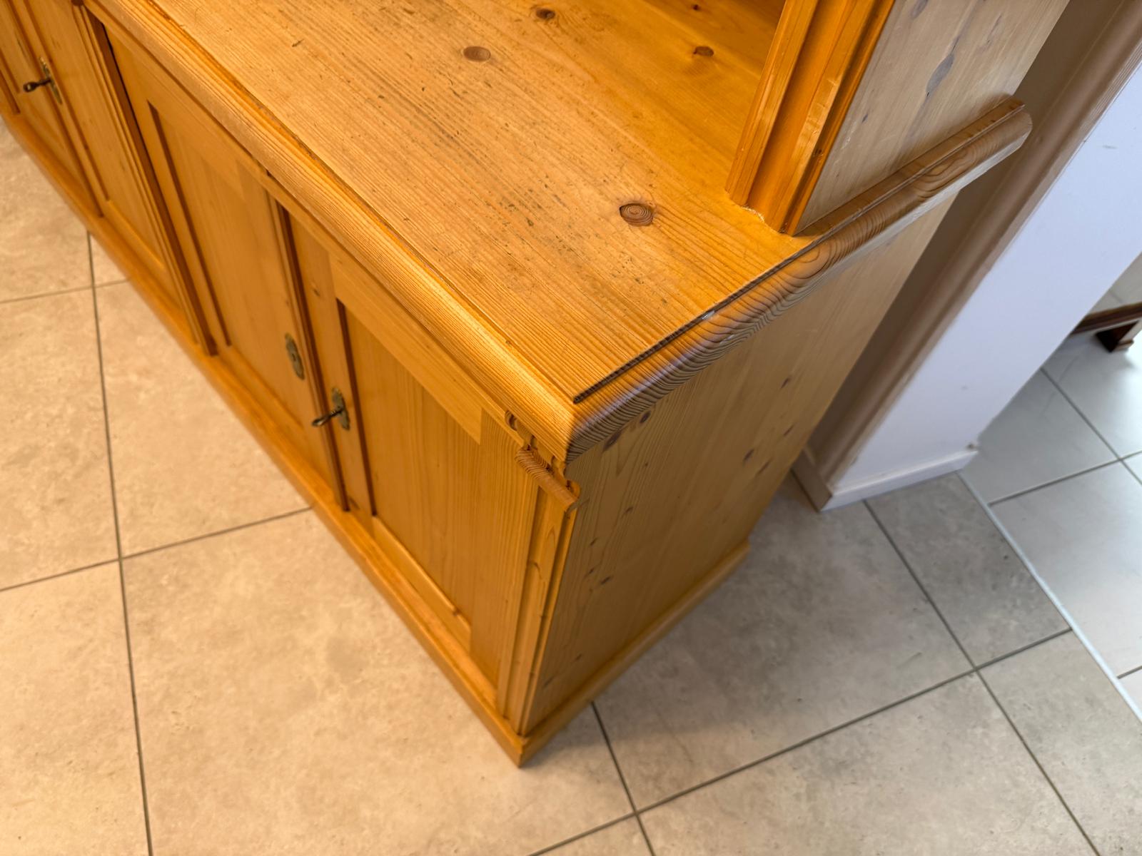 Grosses Bücherregal Stellage Bücherschrank Bauernkasten Bücherwand G2408