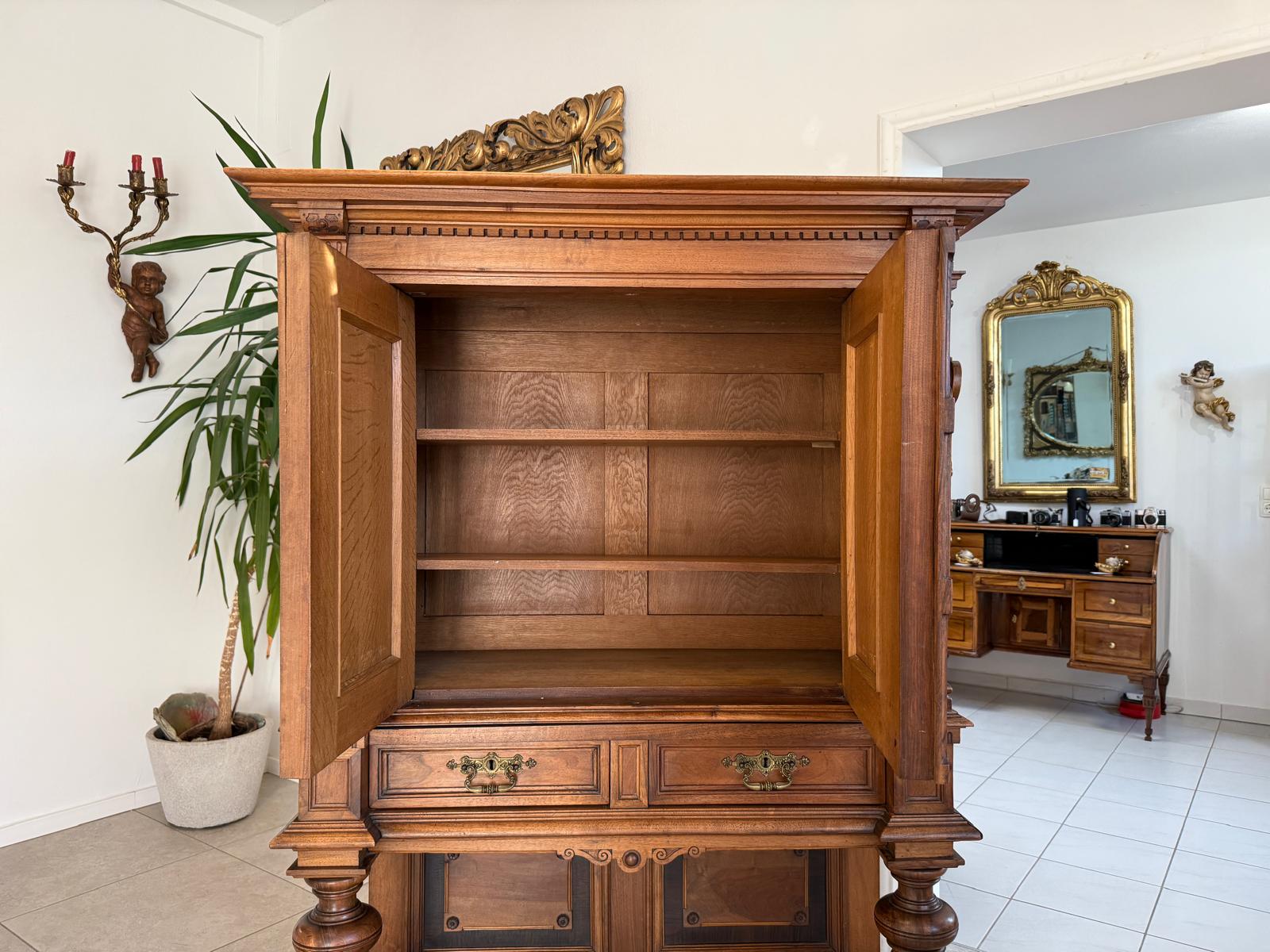 Sale Säulenanrichte Stollenschrank Gründerzeit Anrichte Antiquität G2188
