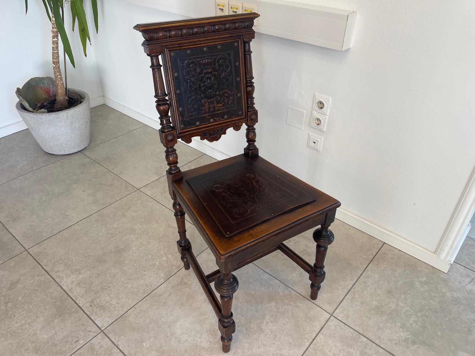 fb09e122-20f6-4f03-bcf9-3702c754206e Originaler Gründerzeit Sessel Stuhl Historismus Stuhl A5079