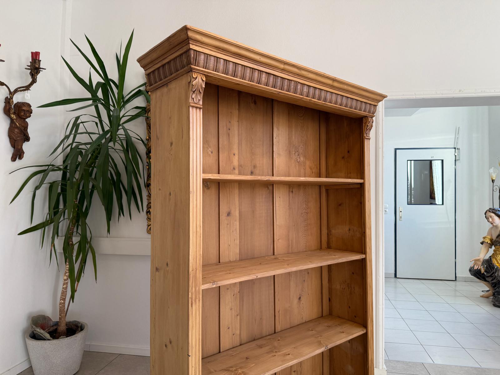 Altes Bauernregal Bücherregal Stellage Bauernschrank Naturholzmöbel G2287