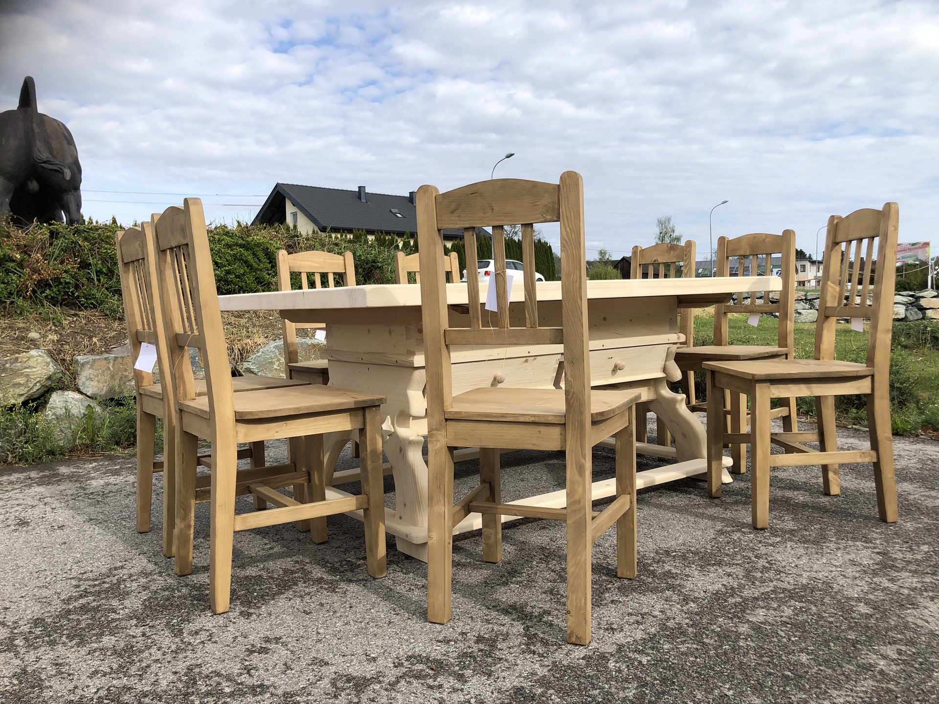 bauernmobel-bauernschrank-kasten_02 große Bauernsitzgruppe Ensemble Jogltisch Bauernstube Sessel Naturholz E1349