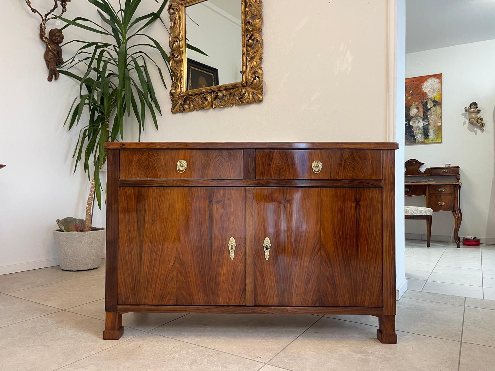 Sale Restaurierte Biedermeier Anrichte Sideboard Nussholz Antiquität G1508