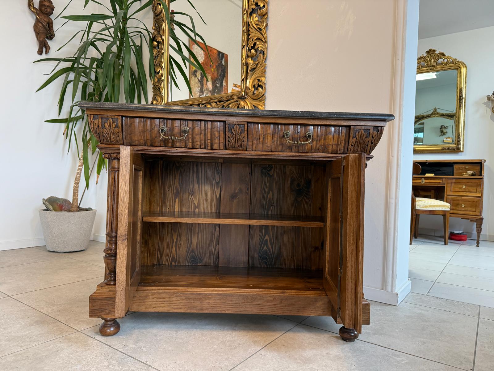 Sale Gründerzeit Anrichte Säulen Kommode Original Waschtisch G2248