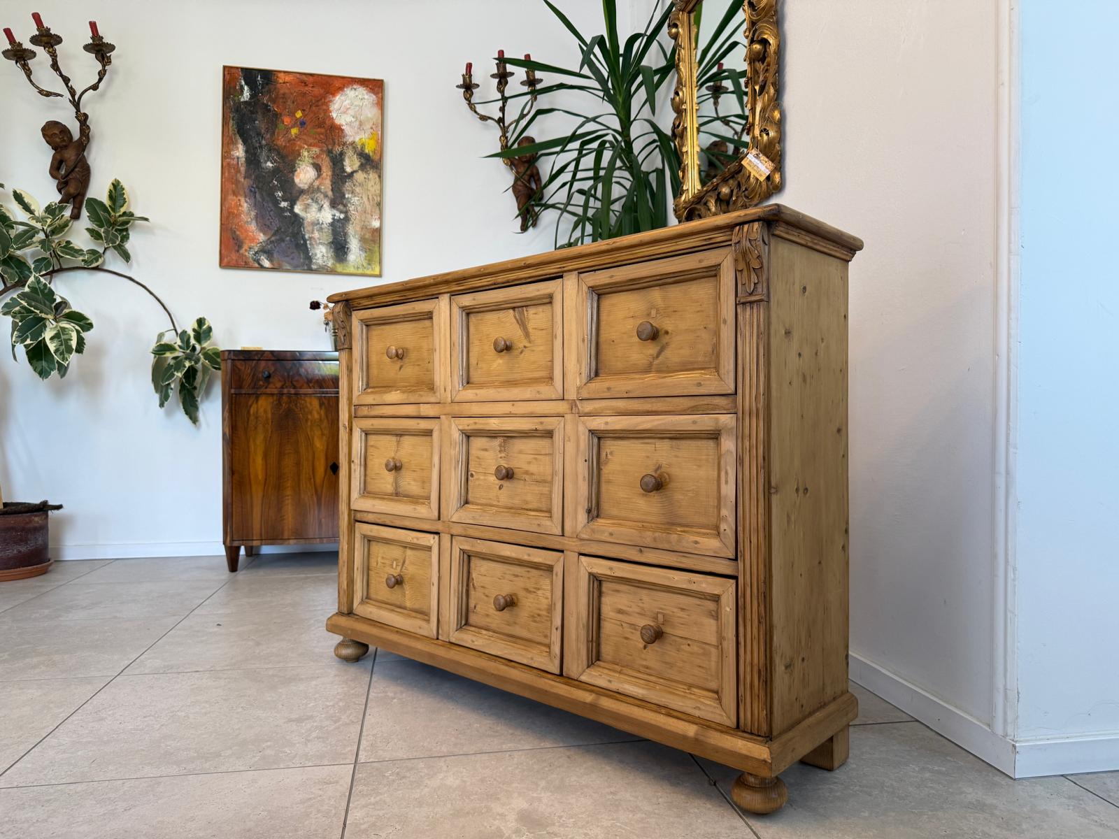 Bäuerliche Kommode 9 Ladenkommode Landhausmöbel Weichholzmöbel G1938