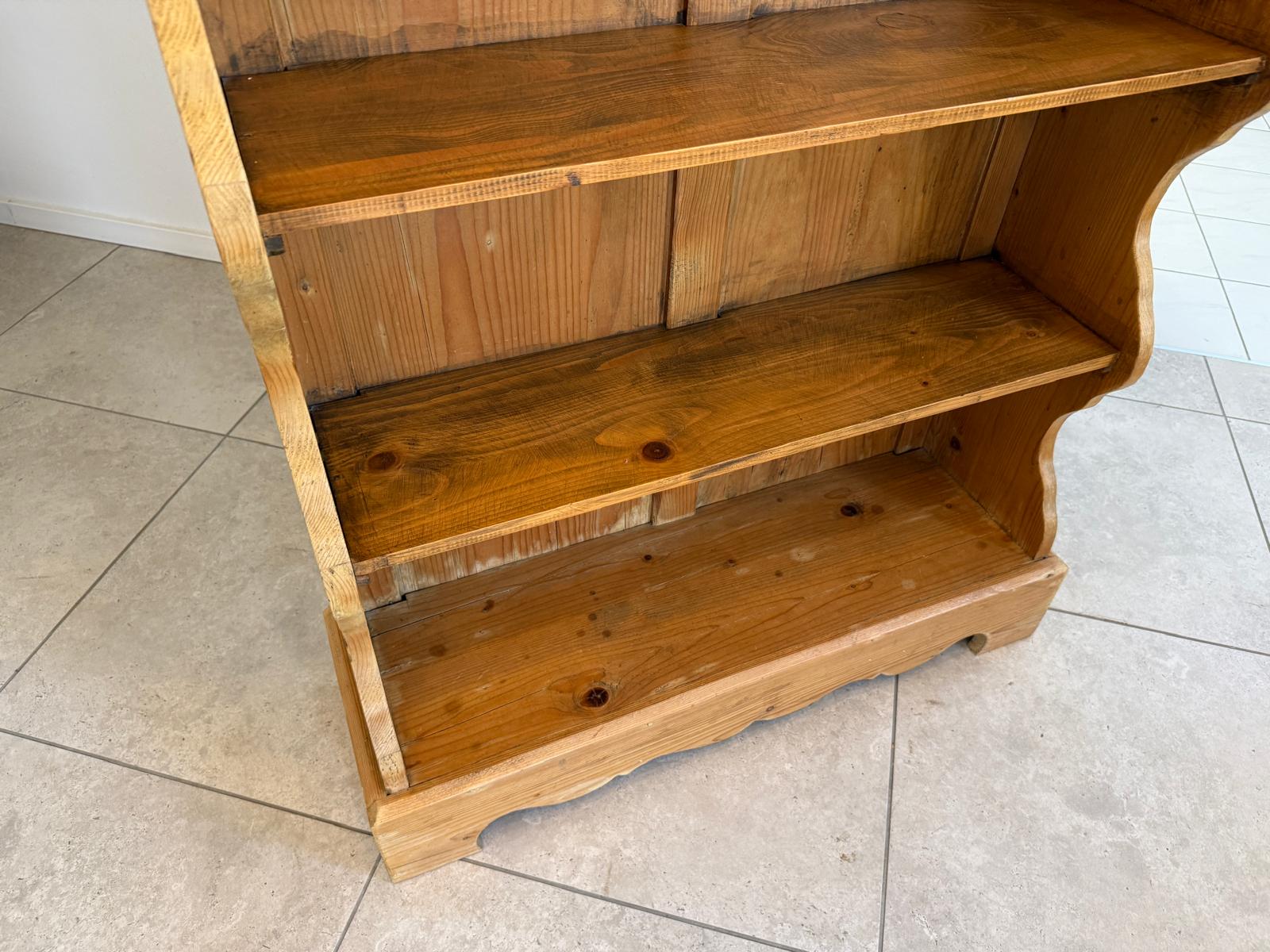 Altes Bauernregal Bücherregal Stellage Bauernschrank Naturholzmöbel G1830