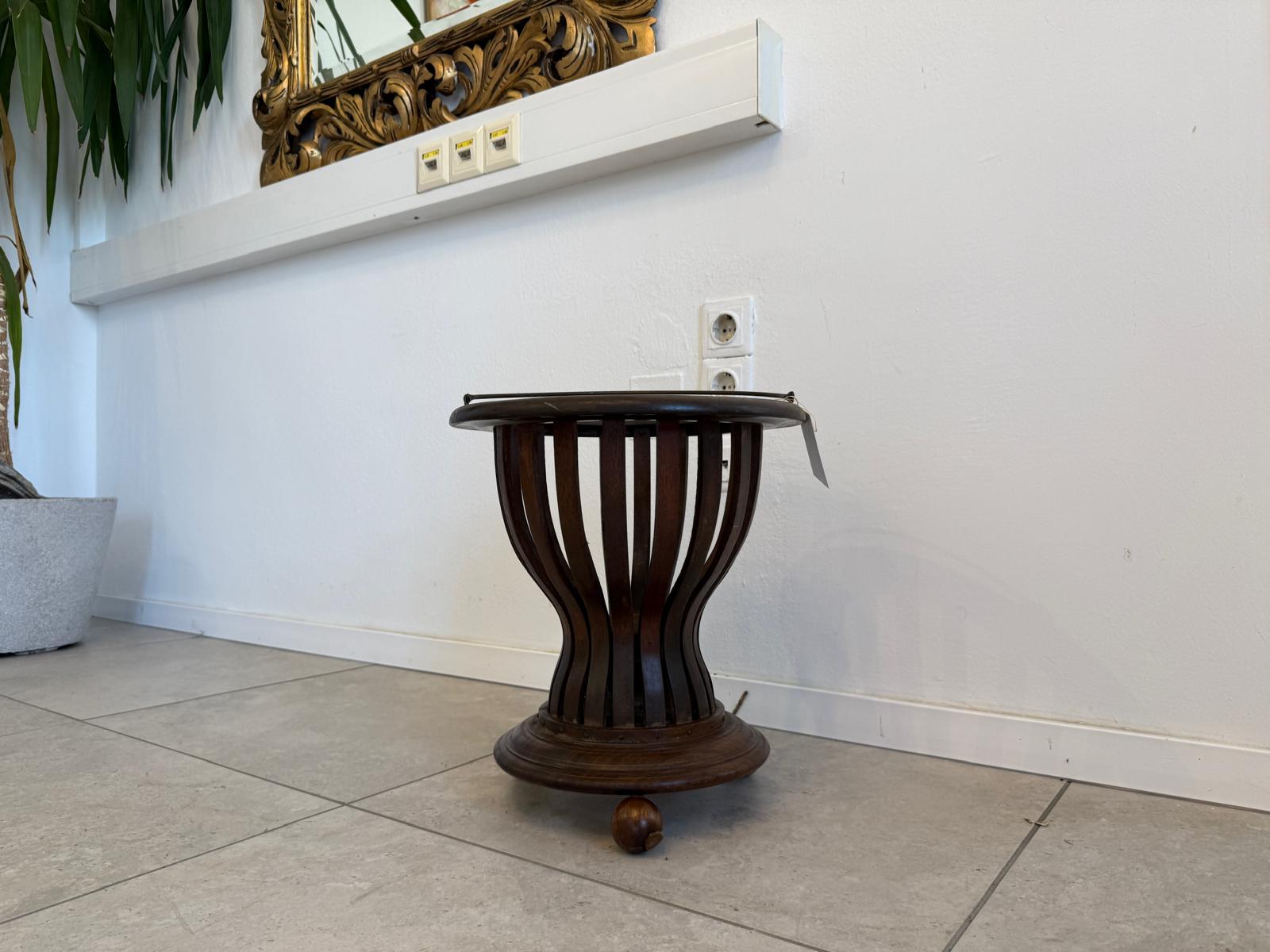 Biedermeier Wollkorb Korb Holzkorb D2806