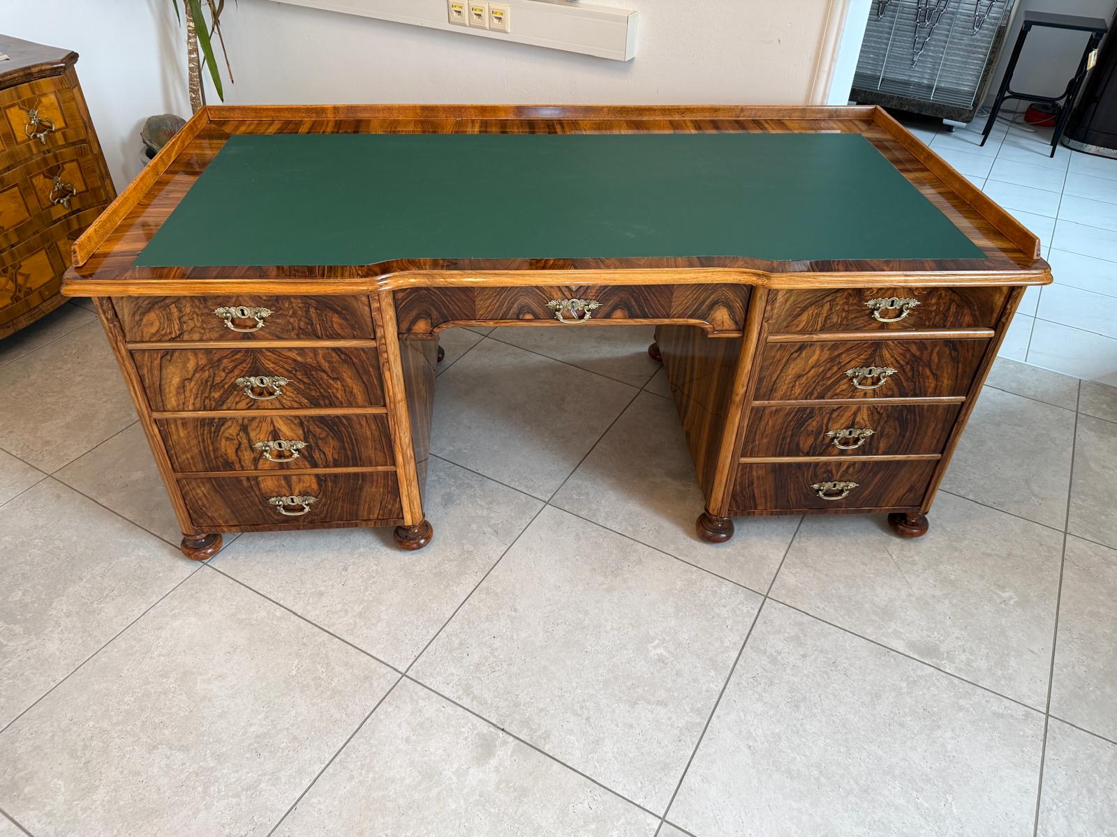 Restaurierter Großer Biedermeier Schreibtisch Sekretär D2678