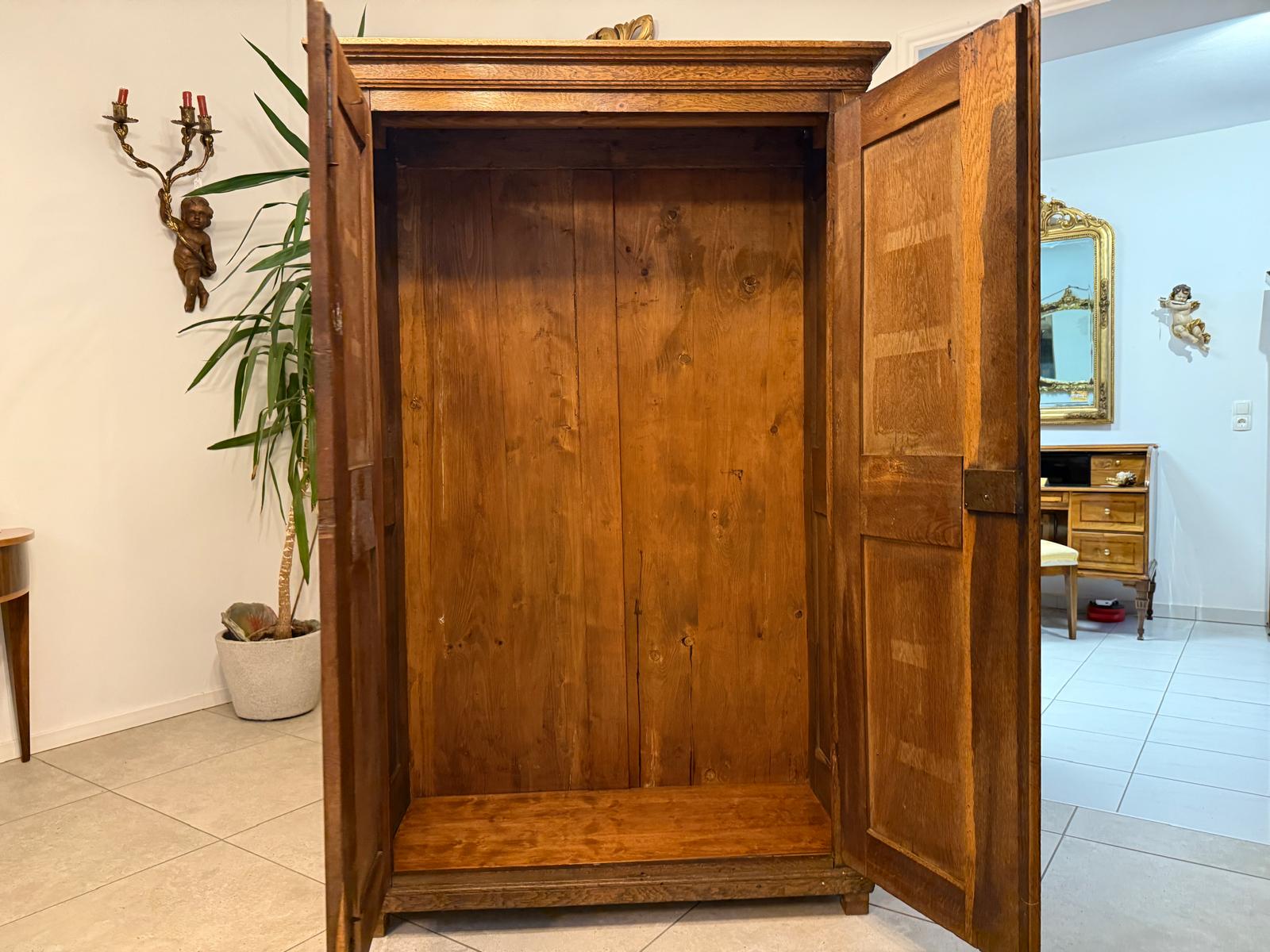 Originaler Eichenschrank Rauchschrank Kasten um 1820 G2258