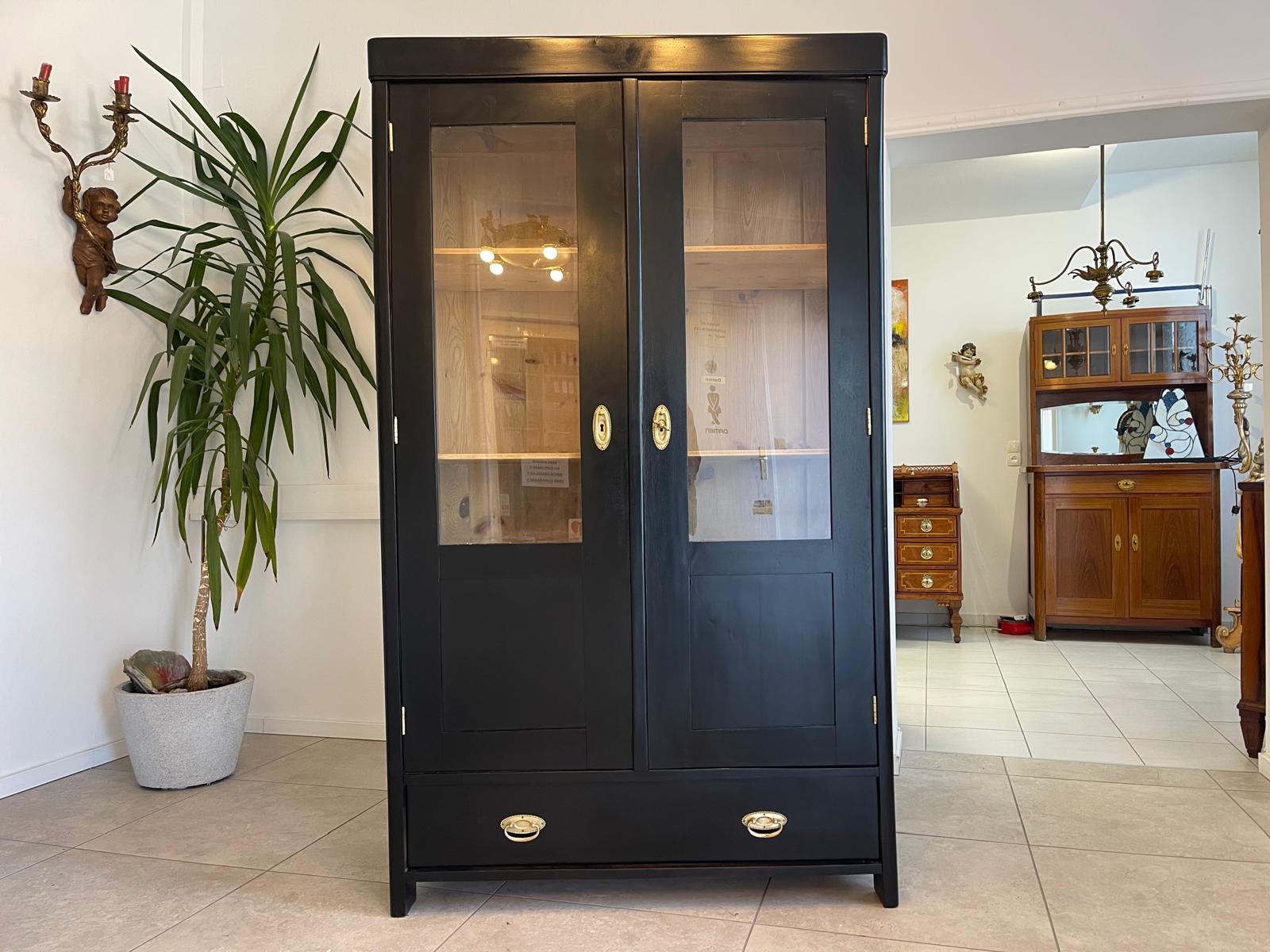 Sale Jugendstil Vitrine / Bücherschrank/ Antiquität Designermöbel G1183