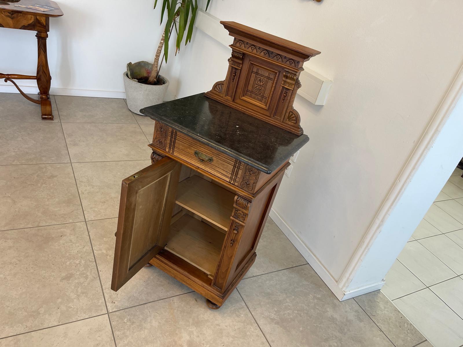 Originales Gründerzeit Historismus Nachtkasterl Anrichte Antiquität G1349