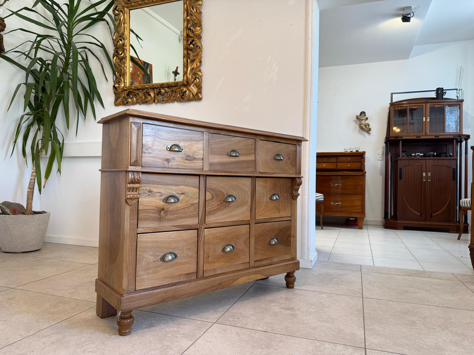 Bäuerliche Ladenkommode Apothekenschrank Anrichte G1787