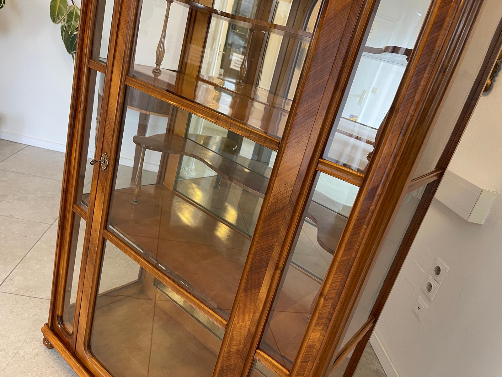 SALE Gründerzeit Vitrine Bücherschrank Sammlervitrine Antiquität G1187
