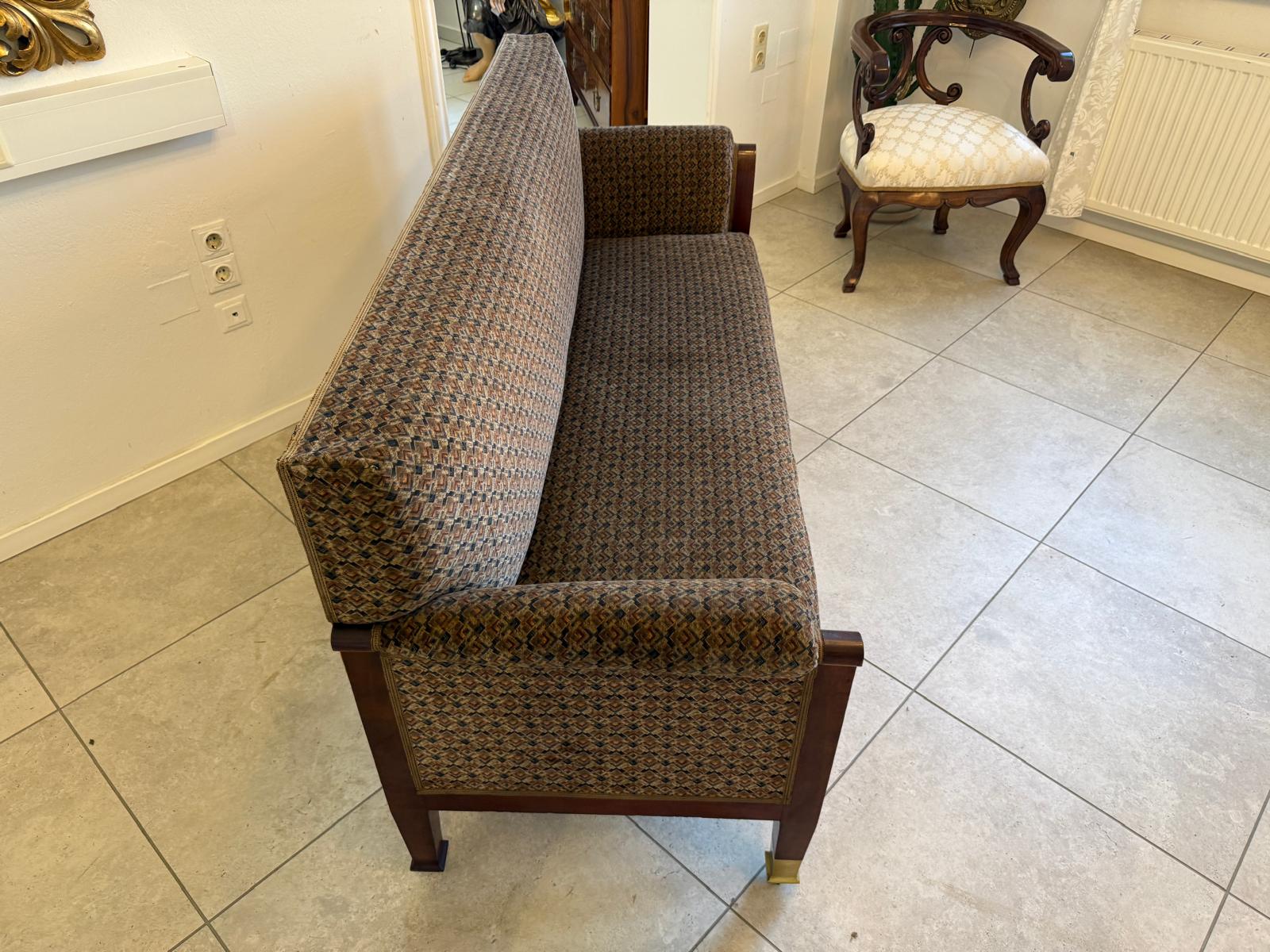 (SALE) Jugendstil  Sofa Original Diwan Couch Couch D1231