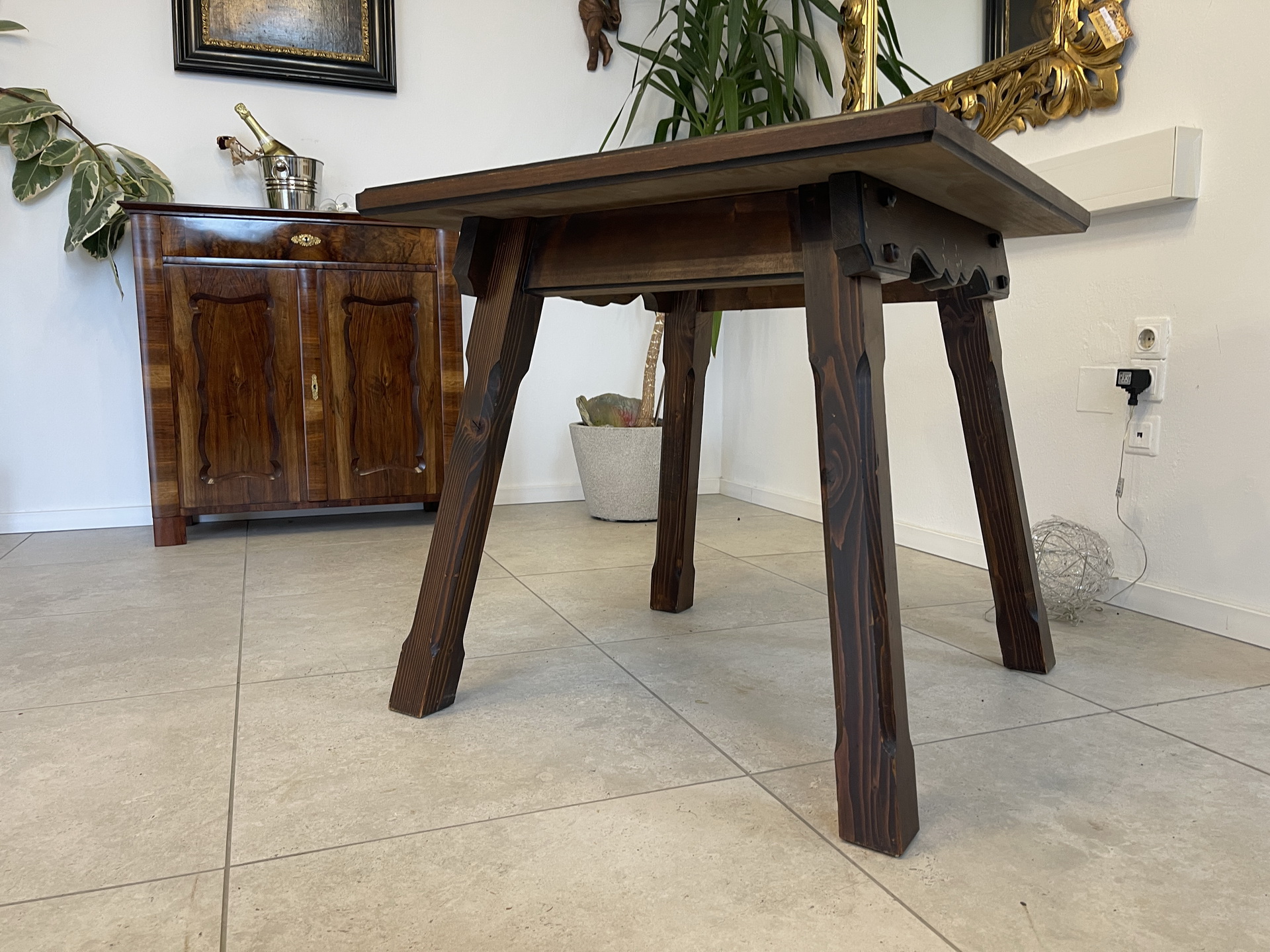 BAUERNSCHRAN-kASTEN-148vvcD7IwD6G1Y3 Tisch Bauerntisch Voglauer Handbemalt A4044