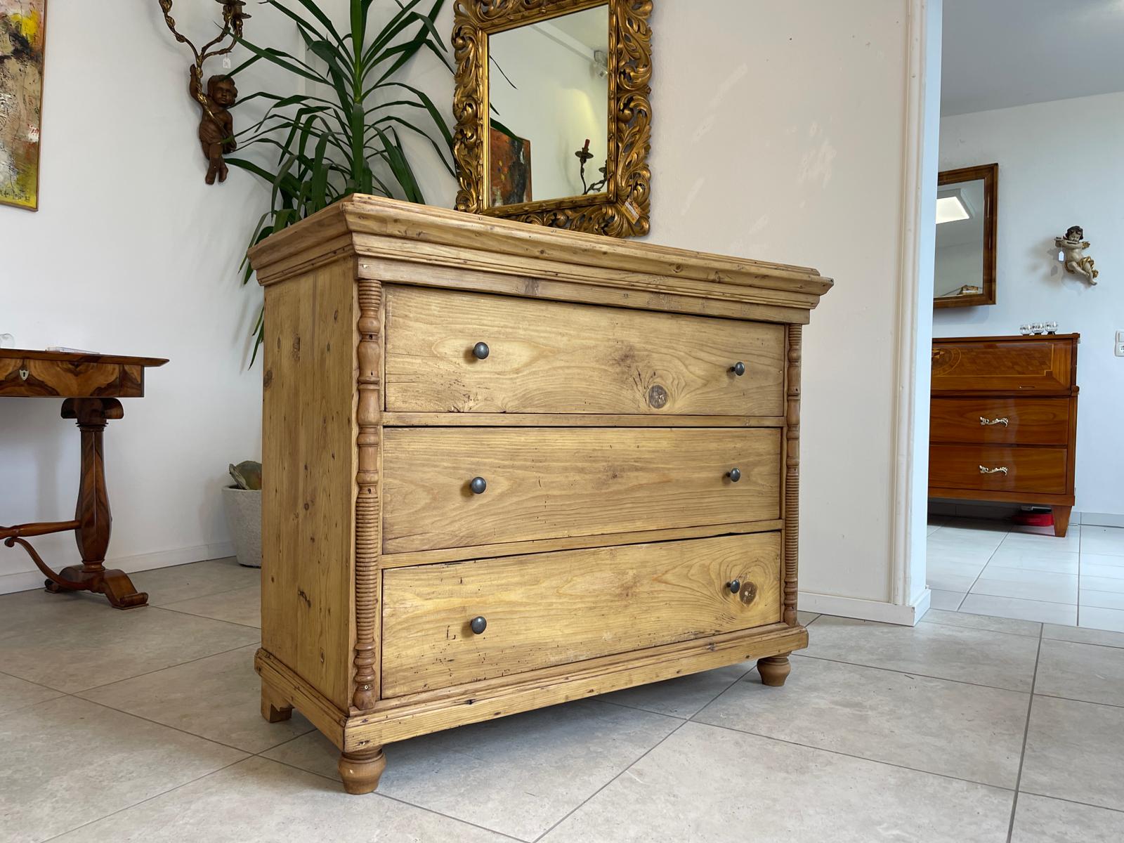 3 Ladenkommode Kommode Ladenschrank Gründerzeit Bauernmöbel Antik G1687