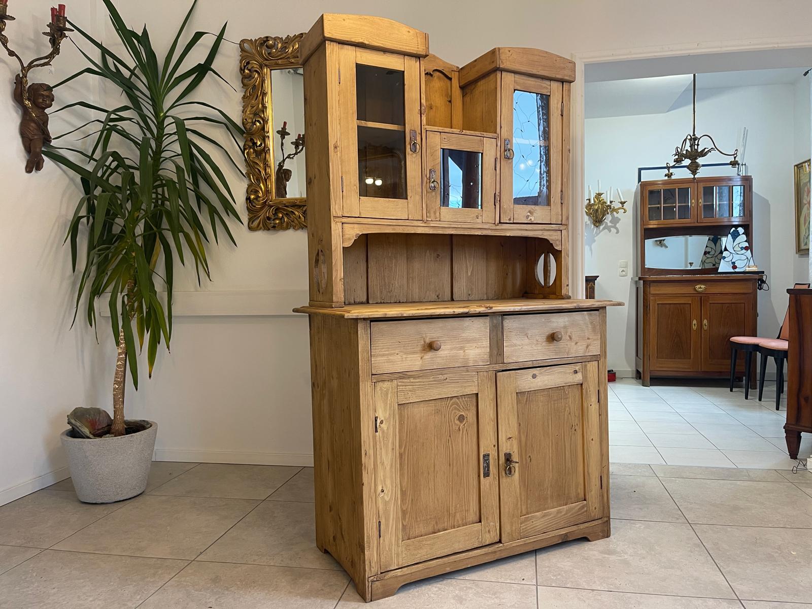 Jugendstil Küchenbuffet Küchenschrank Küchenkredenz A5161
