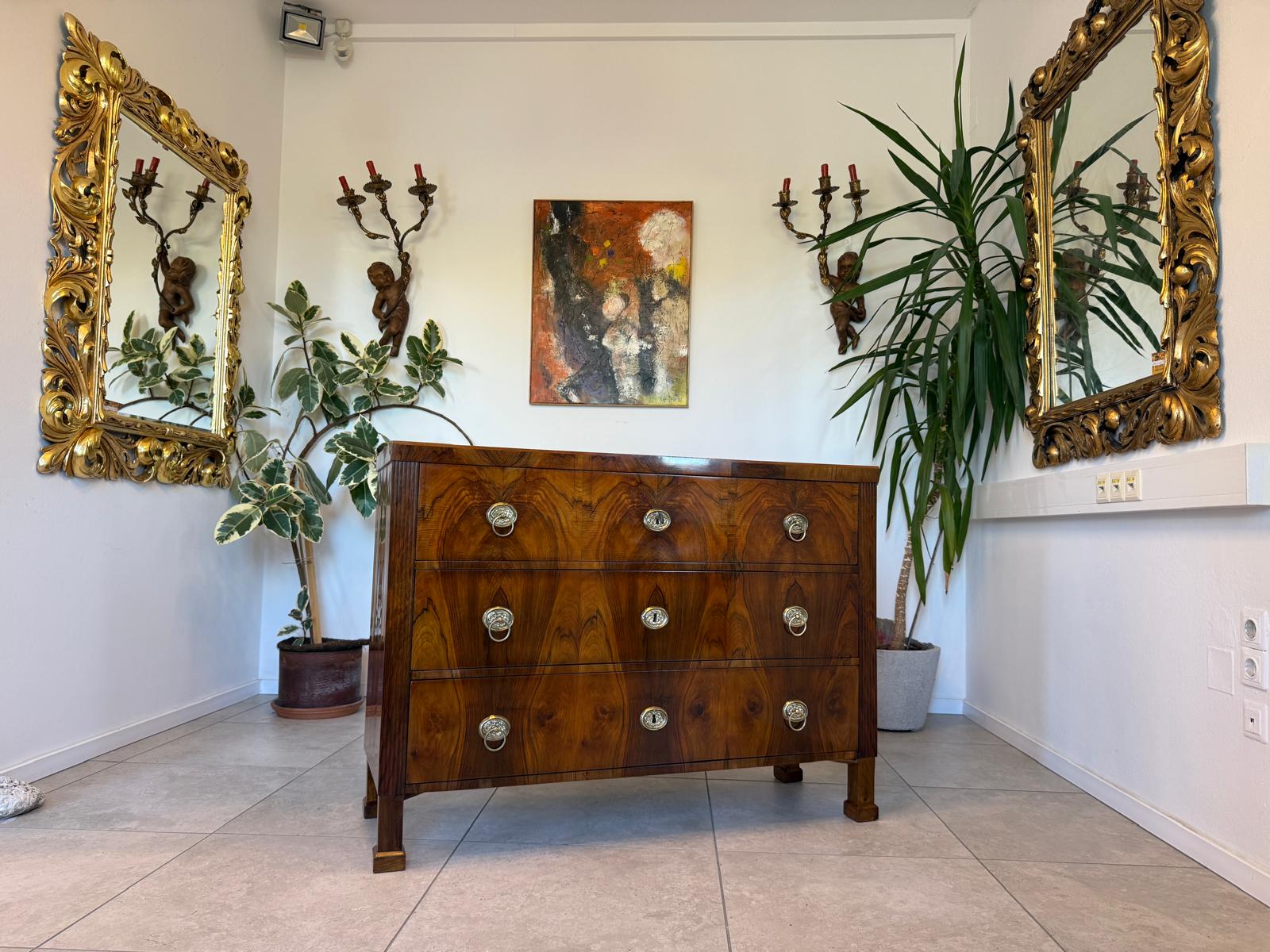 Sale Restaurierte Biedermeier Kommode Nussholz Antiquität 1840 G2161