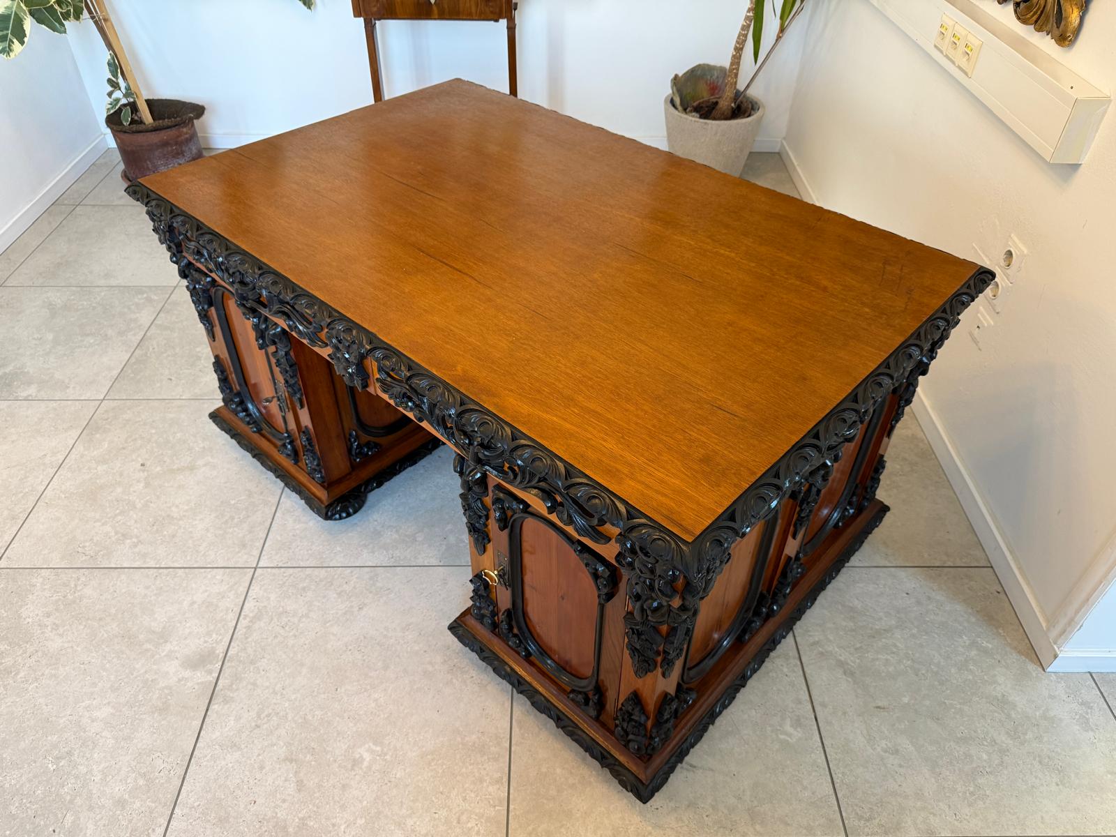 Originaler Gründerzeit Historismus Sekretär Freisteher D1233