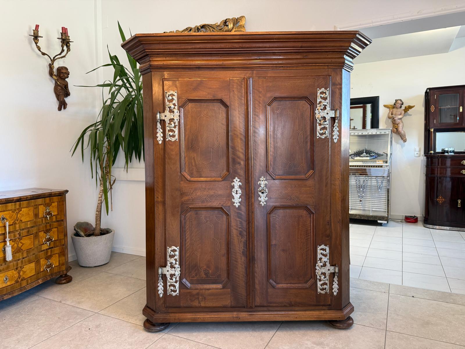 Barock Schrank Sale Originaler Bauernschrank Buchenholz D2640
